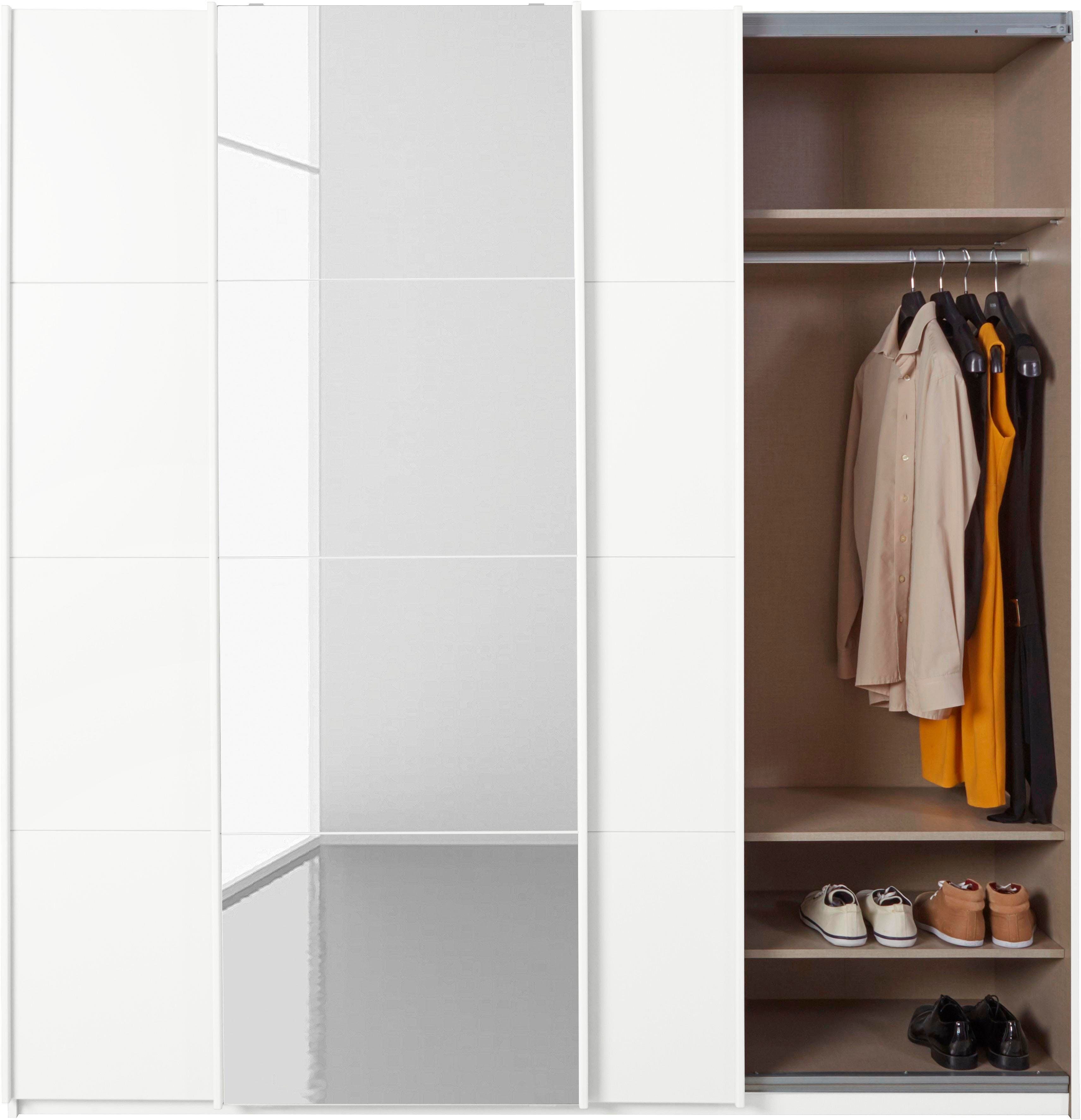 rauch Zweefdeurkast Kledingkast kast garderobe linnenkast BESTSELLER KEPAN inclusief lade-inzet en extra legplanken made in germany