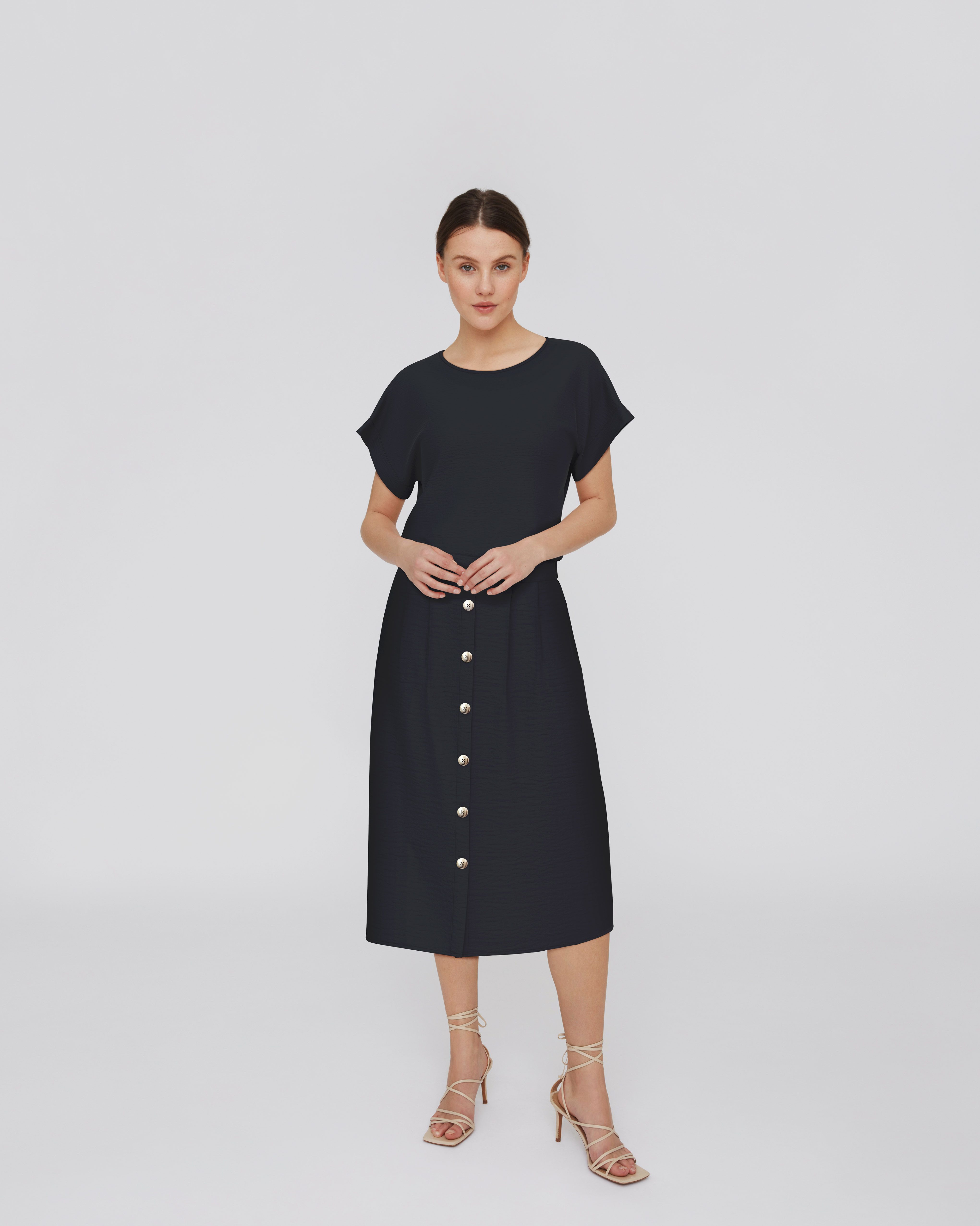 Vila Shirt met korte mouwen VIJOSA S/S TOP - NOOS