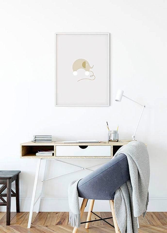Komar Wanddecoratie Baby Happy Wanddecoratie - zonder lijst (1 stuk)