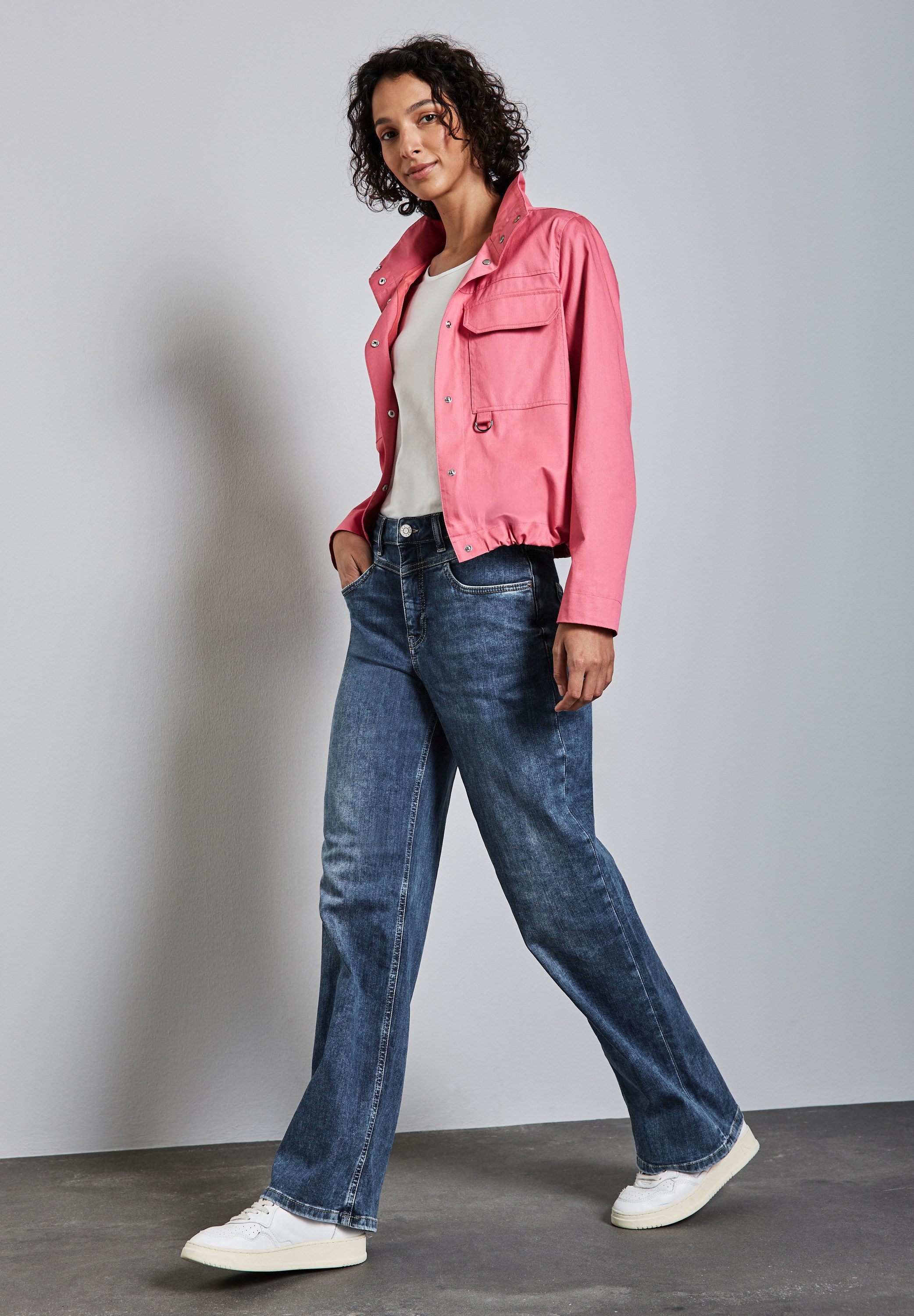 STREET ONE Wijde jeans in five-pocketsstijl