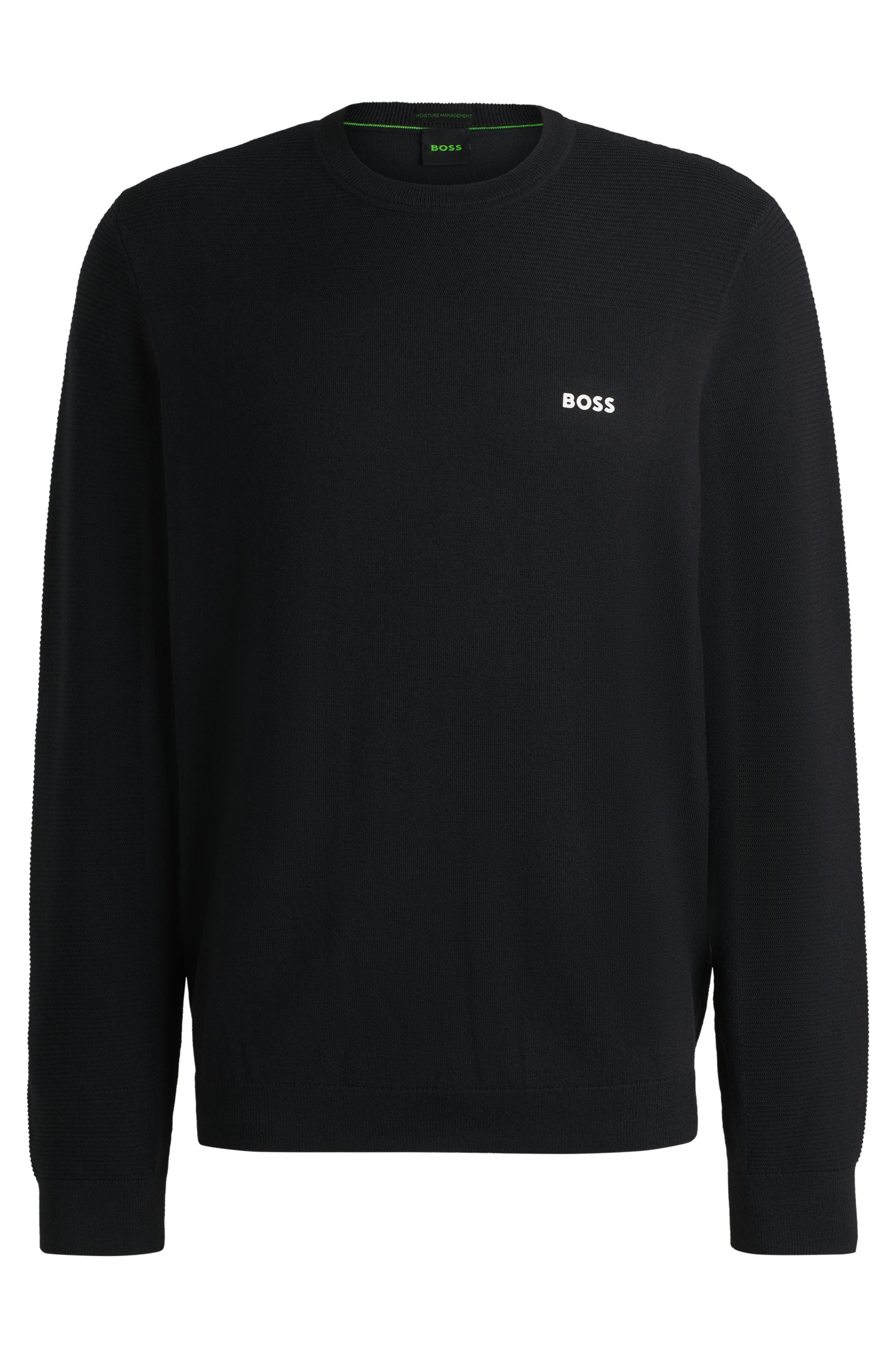 BOSS GREEN Gebreide trui Momentum-X CN heren pullovers maat M blauw