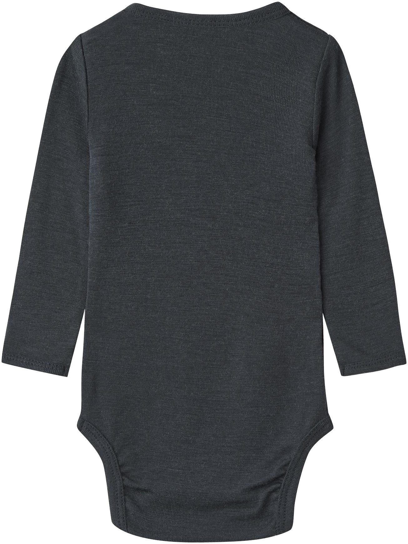 WHEAT Body met lange mouwen Wool Body L/S Lucca van zuivere merinoswol