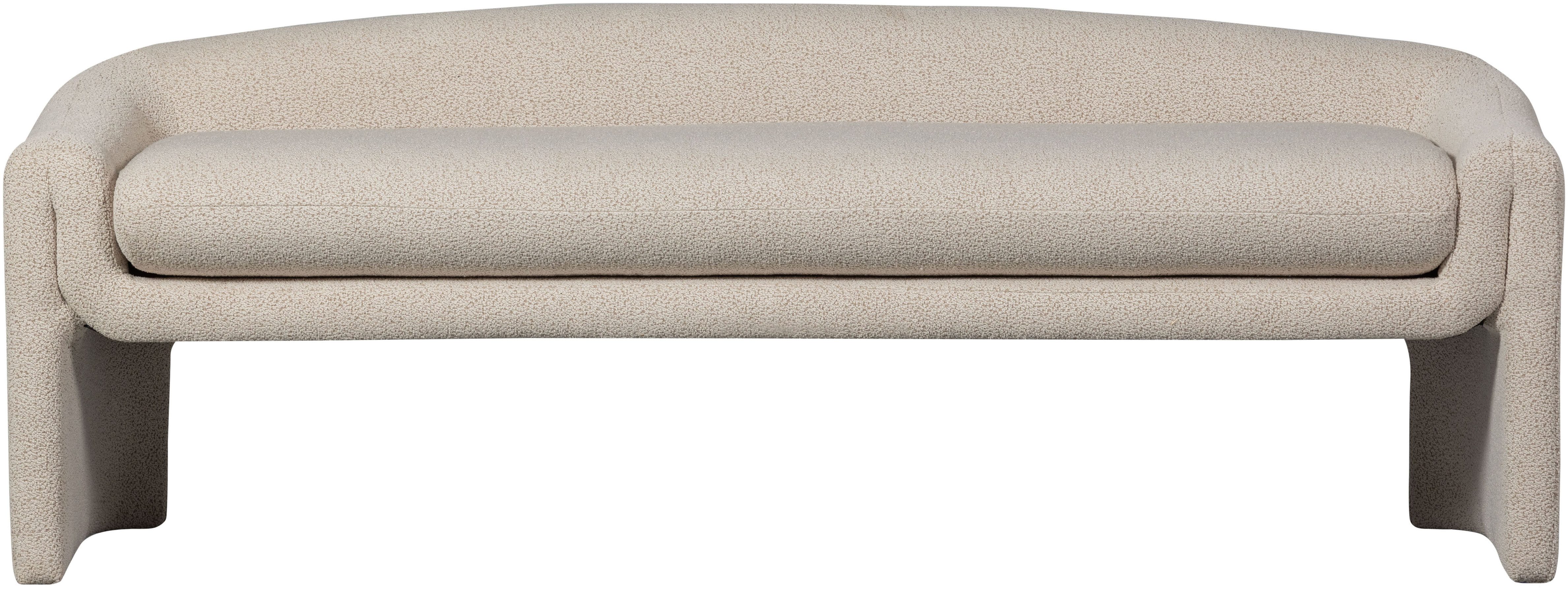 WOOOD Zitbank Zone Eetkamerbank, grof geweven stof, breedte 160 cm