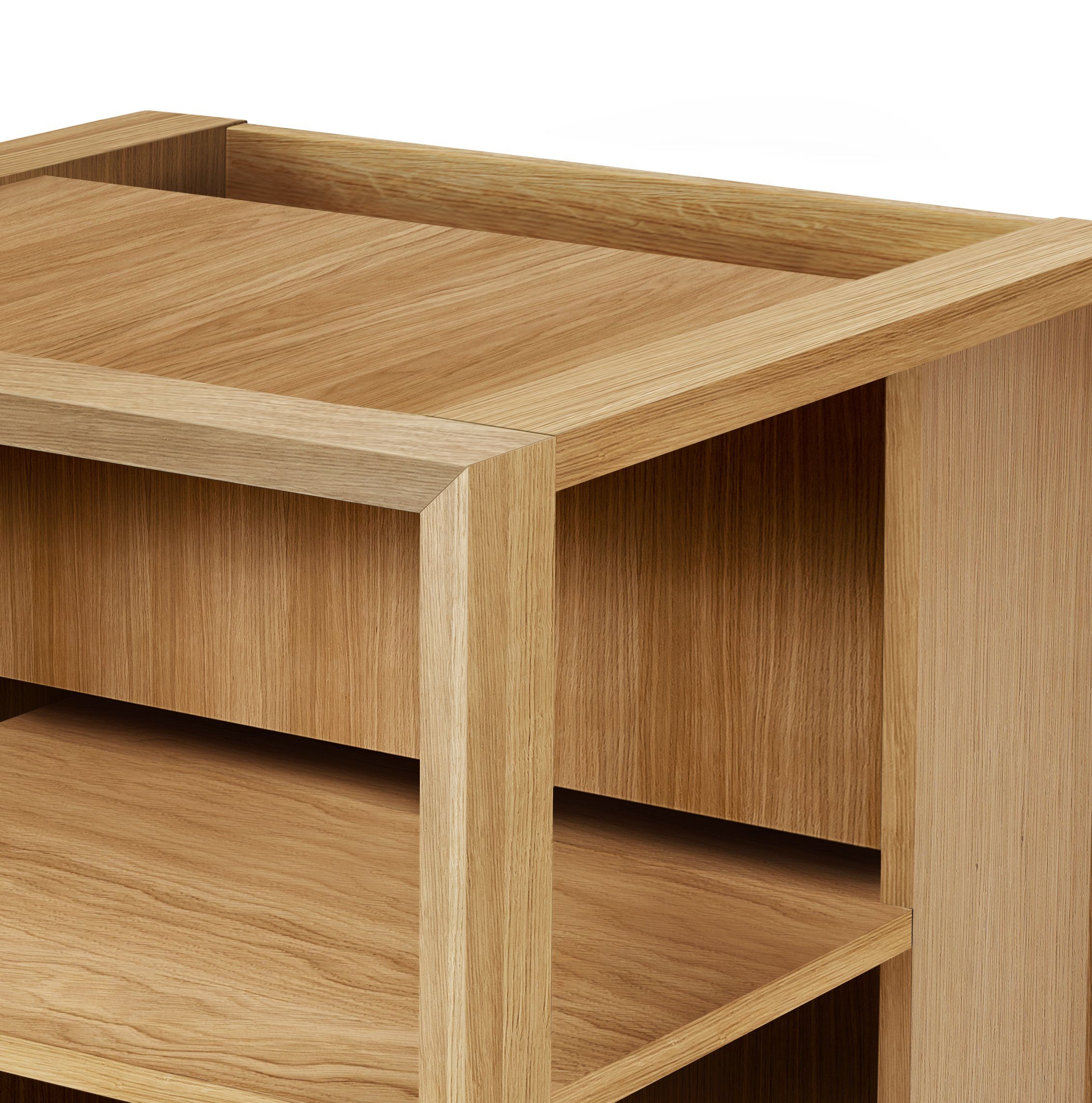 Woodman Salontafel Cube Houtfineer van eiken