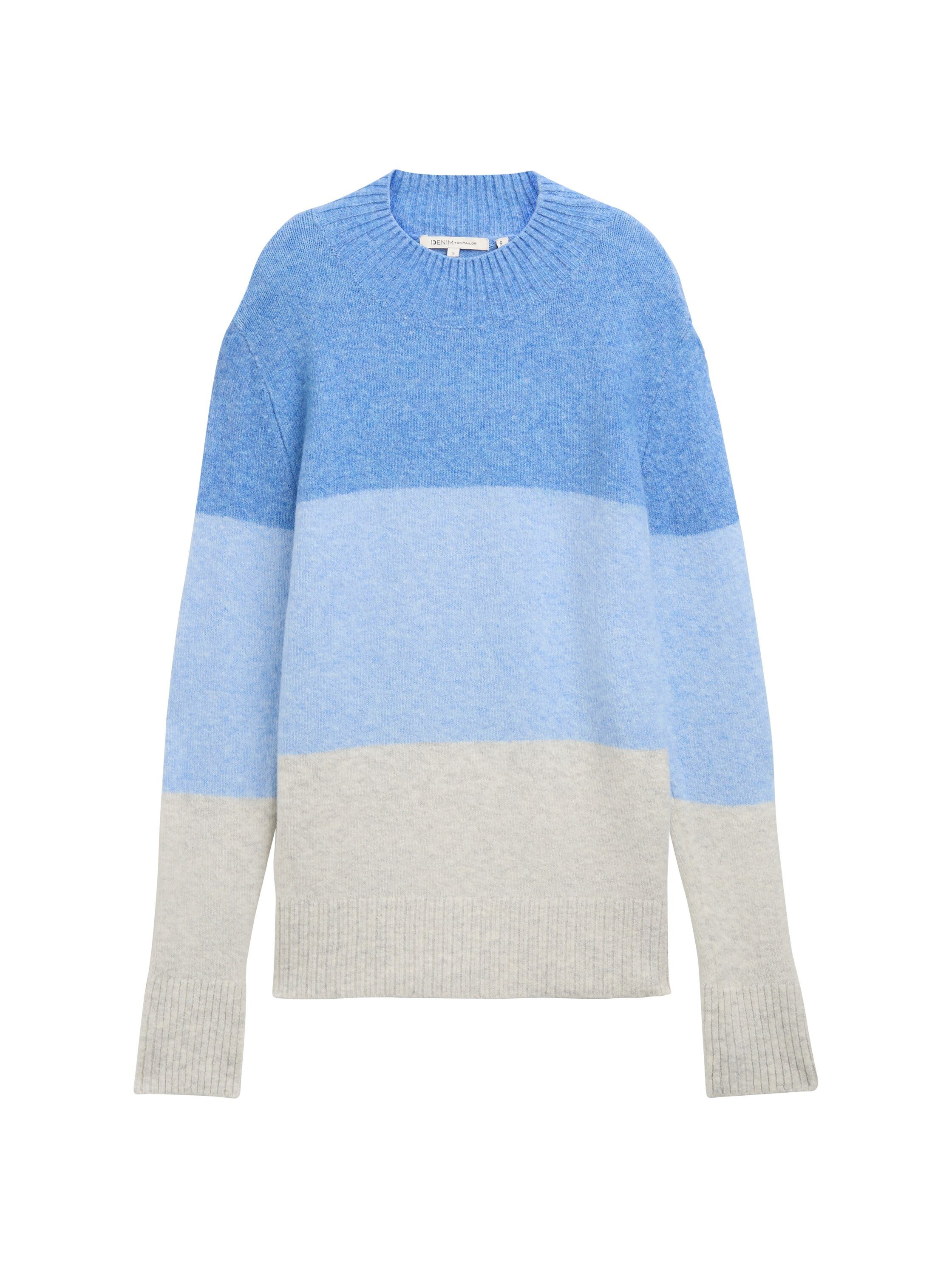 Tom Tailor Denim Gebreide trui met colourblocking