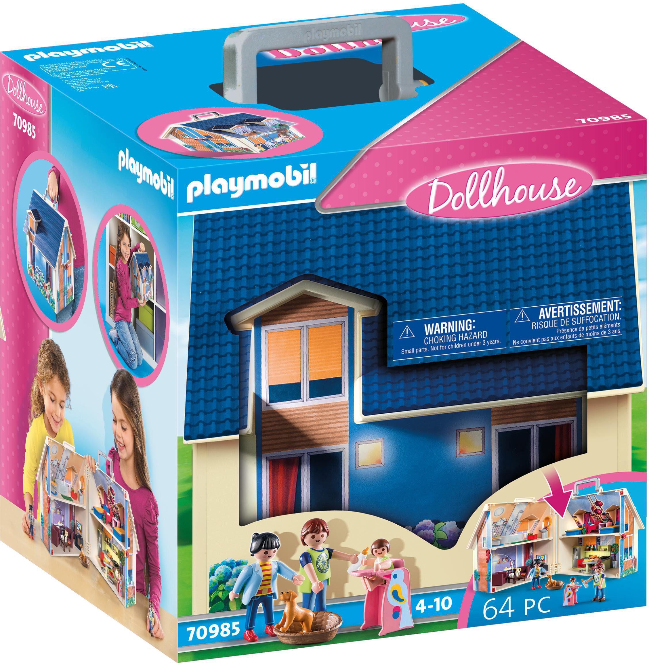 Playmobil® Constructie-speelset Meeneem poppenhuis (70985), Dollhouse (64-delig)