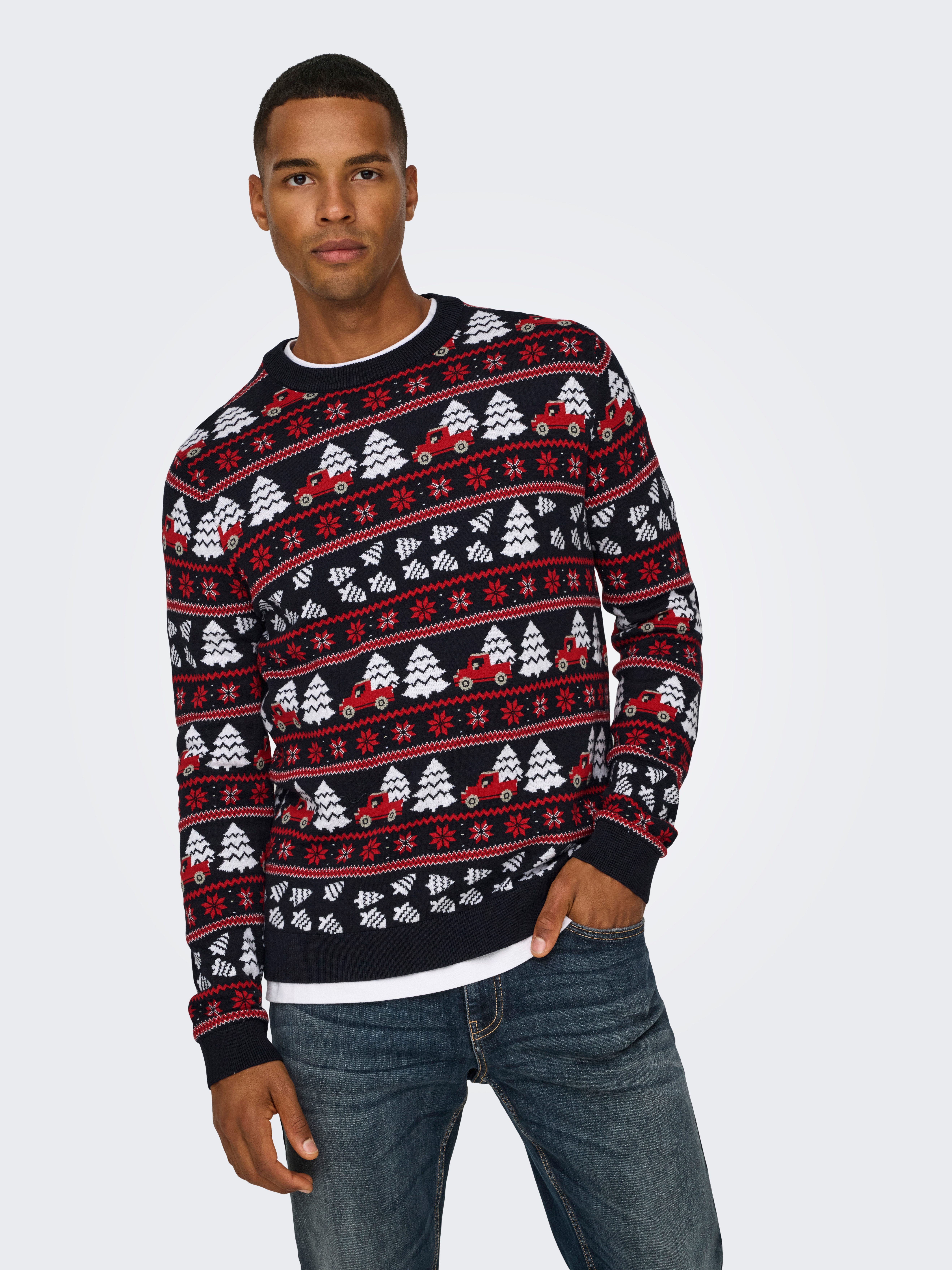 ONLY & SONS Trui met ronde hals