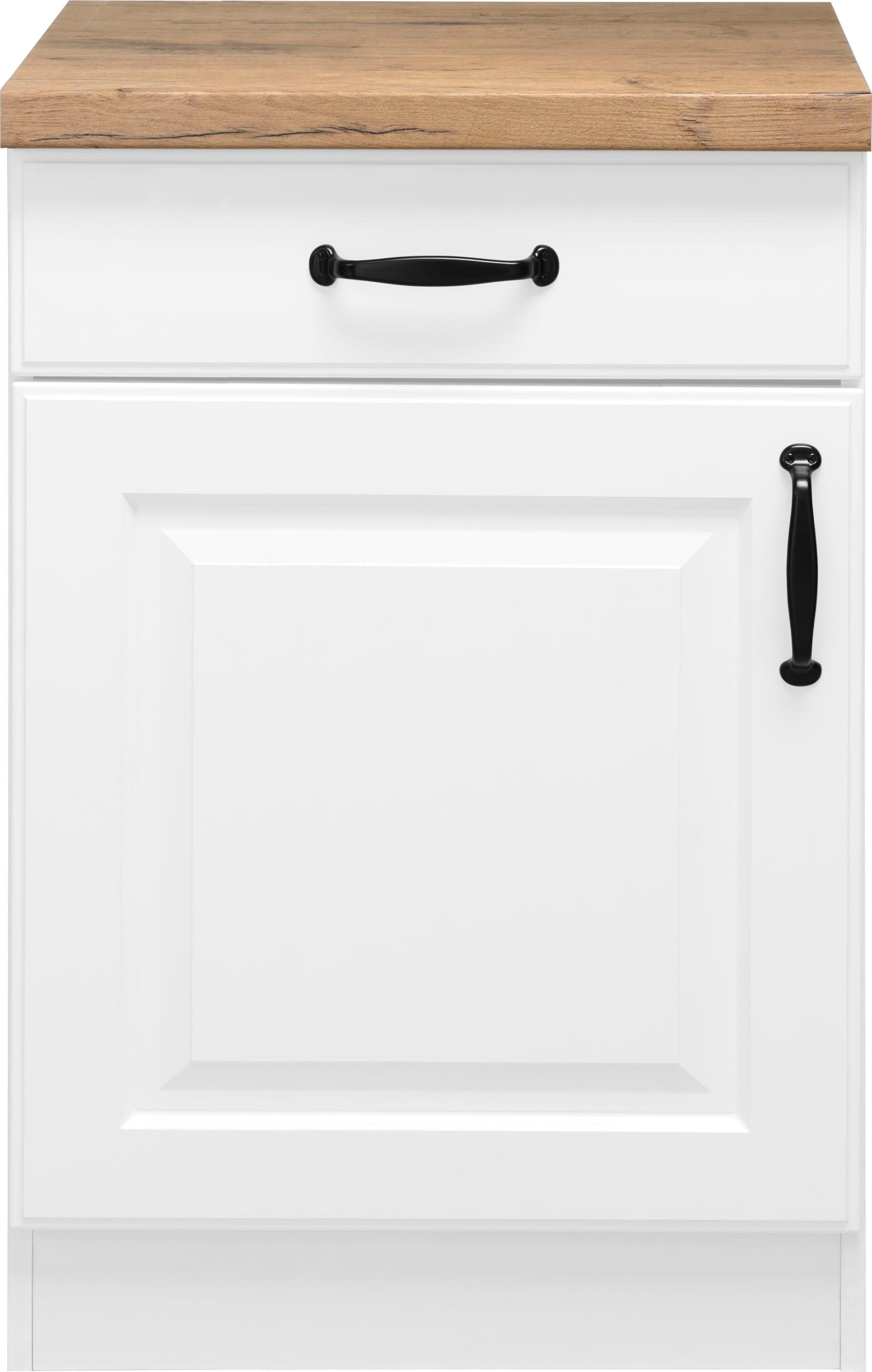 wiho Küchen Onderkast Erla 60 cm breed met vakkenfront