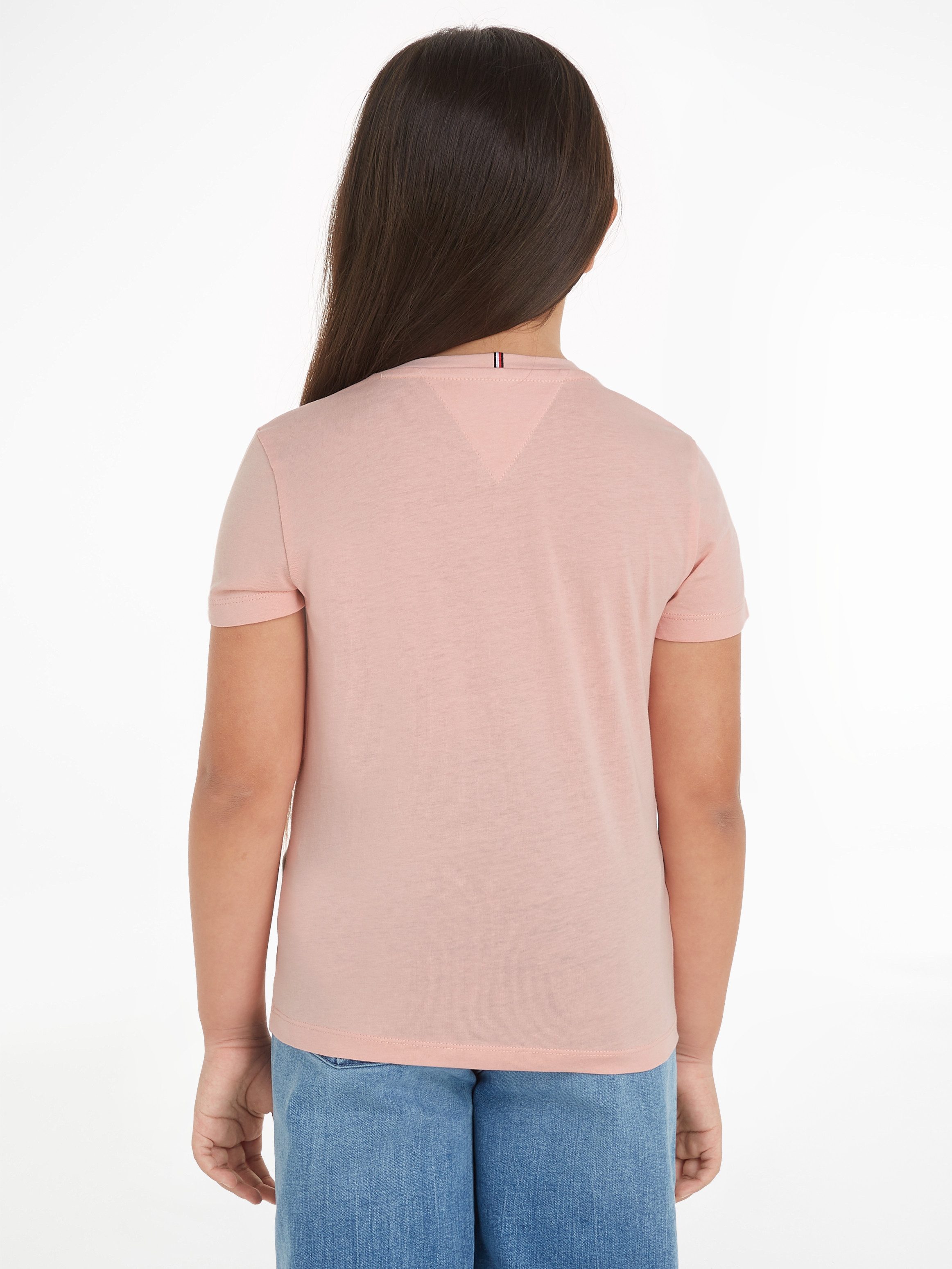 Tommy Hilfiger Shirt met korte mouwen HILFIGER NY FOIL REG TEE SS Kinderen tot 16 jaar met logo-opdruk