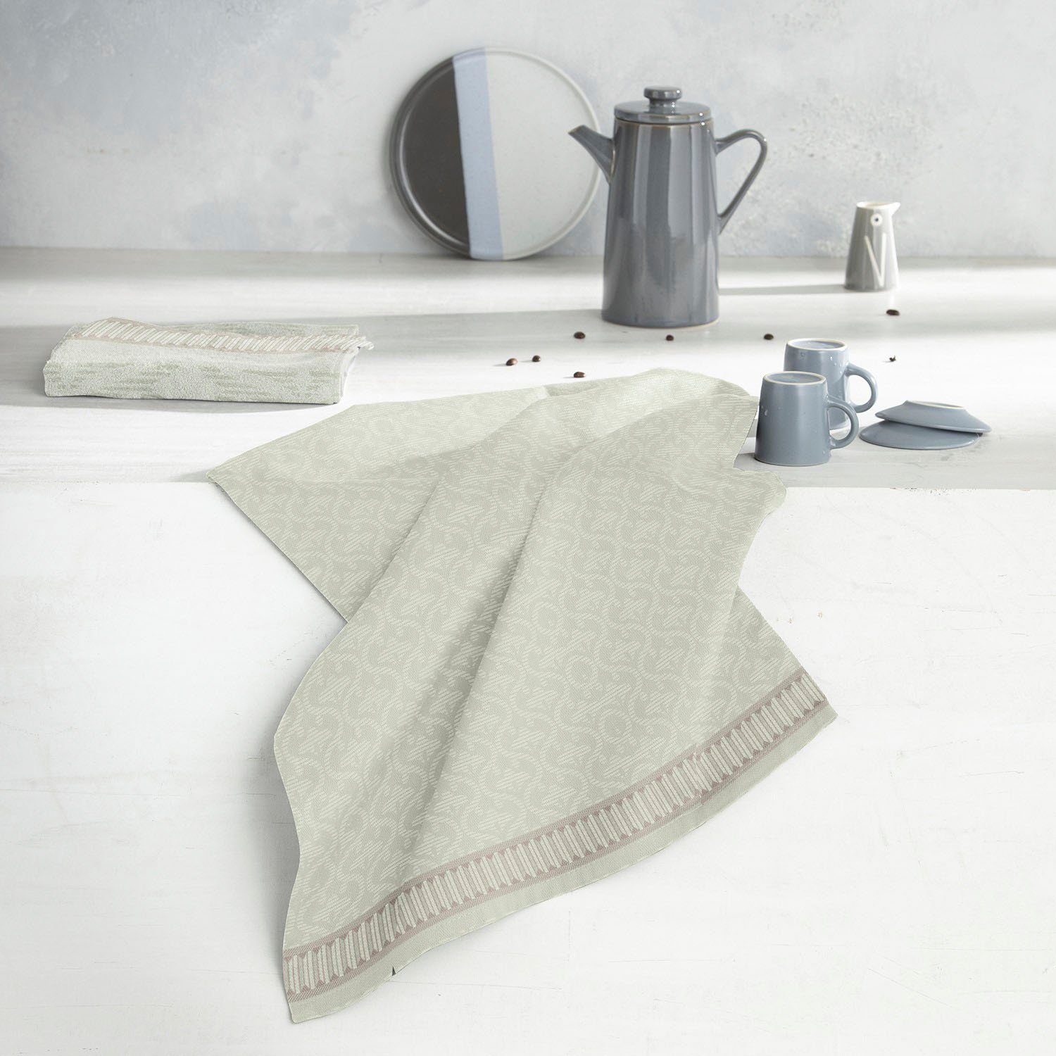 DDDDD Theedoek Lysse Keukenhanddoek van zachte frotté, 50 x 55 cm (set, 6-delig)