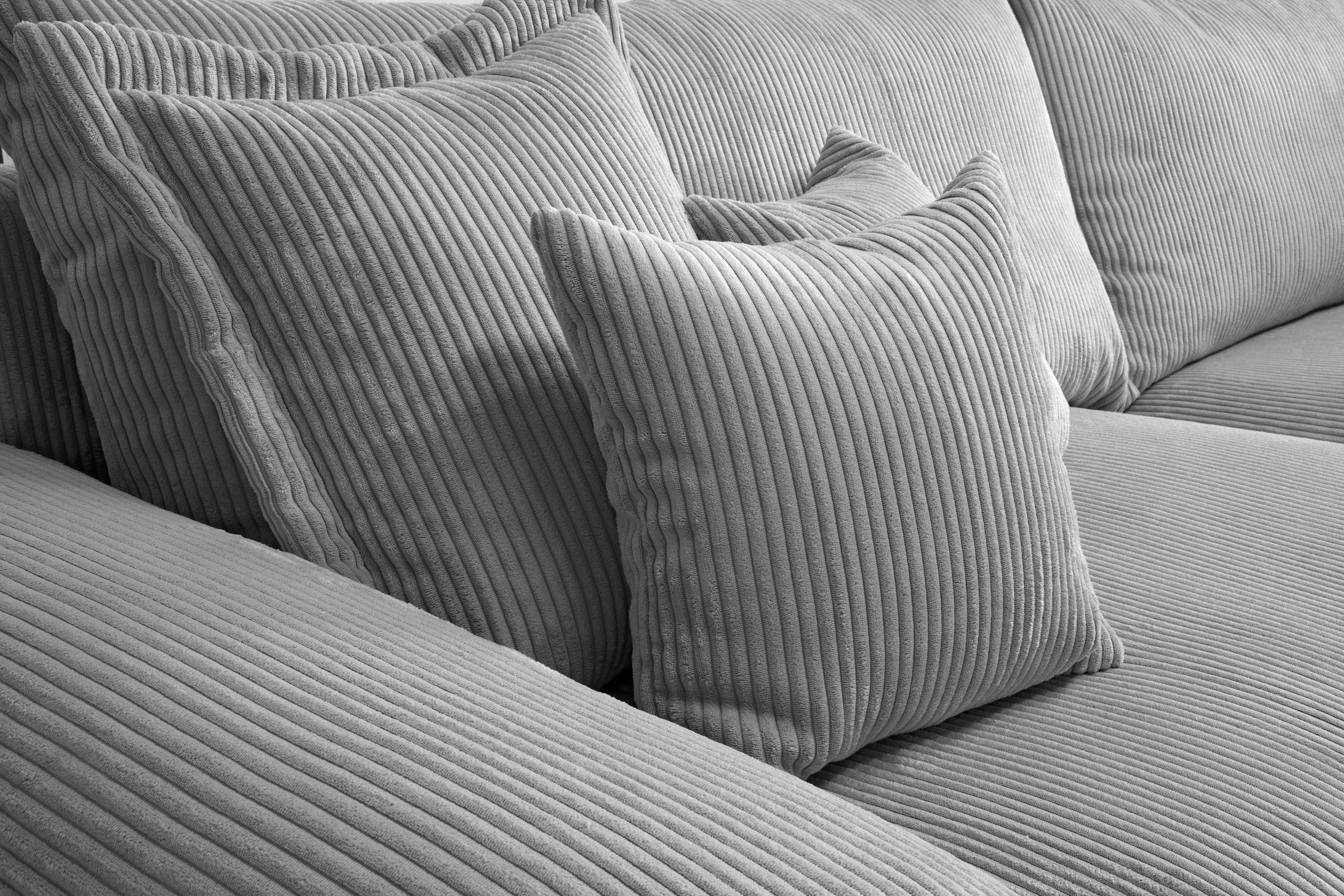 Home affaire Megabank Soft&Cosy XL - breedte 246 cm Mega-bank, in corduroy, met binnenvering