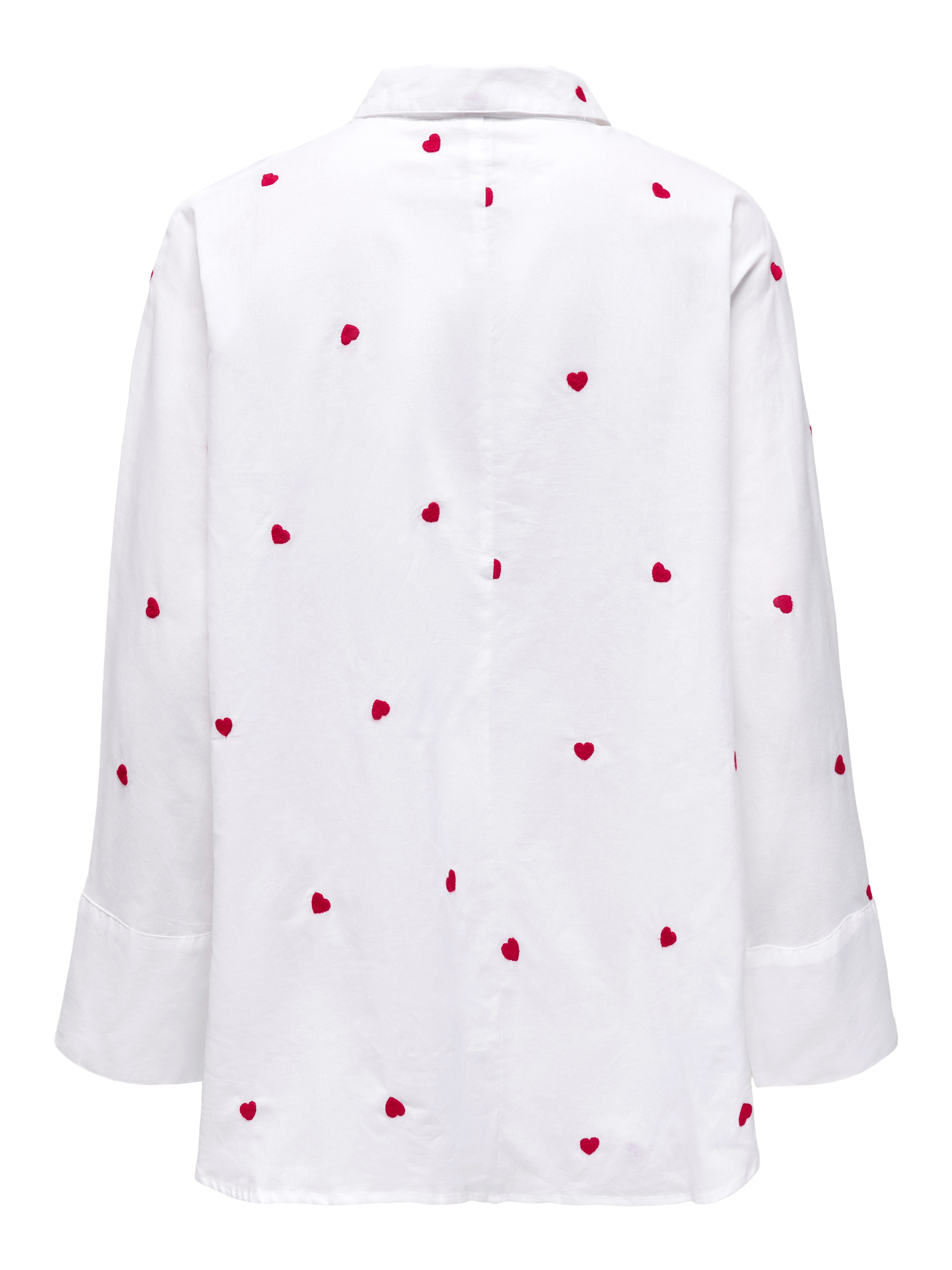 Only Overhemdblouse ONLNEW LINA GRACE LS EMB SHIRT NOOS WVN