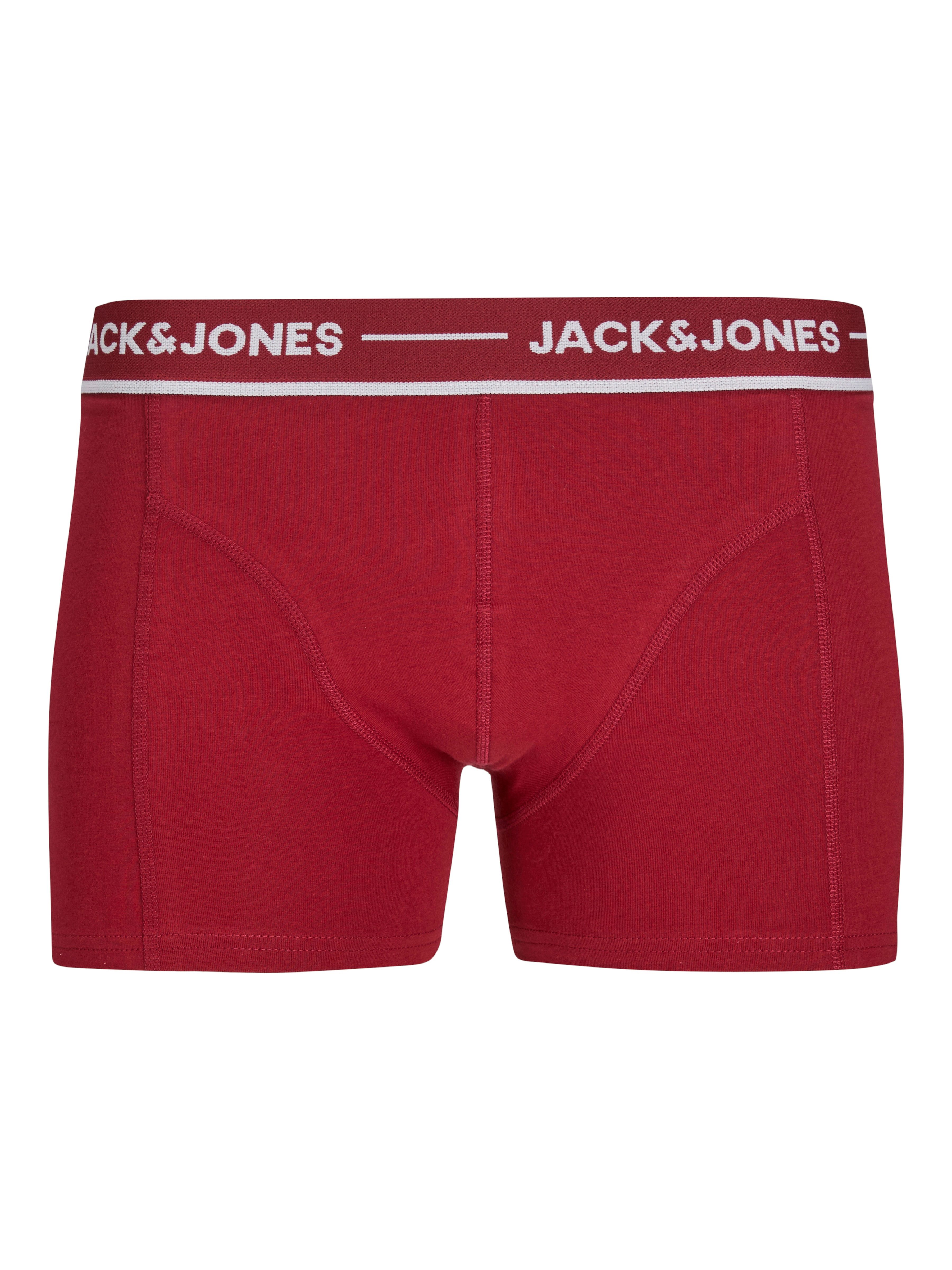 Jack & Jones Trunk JACCLAUS SOLID TRUNKS 3 PACK SN (set 3 stuks)