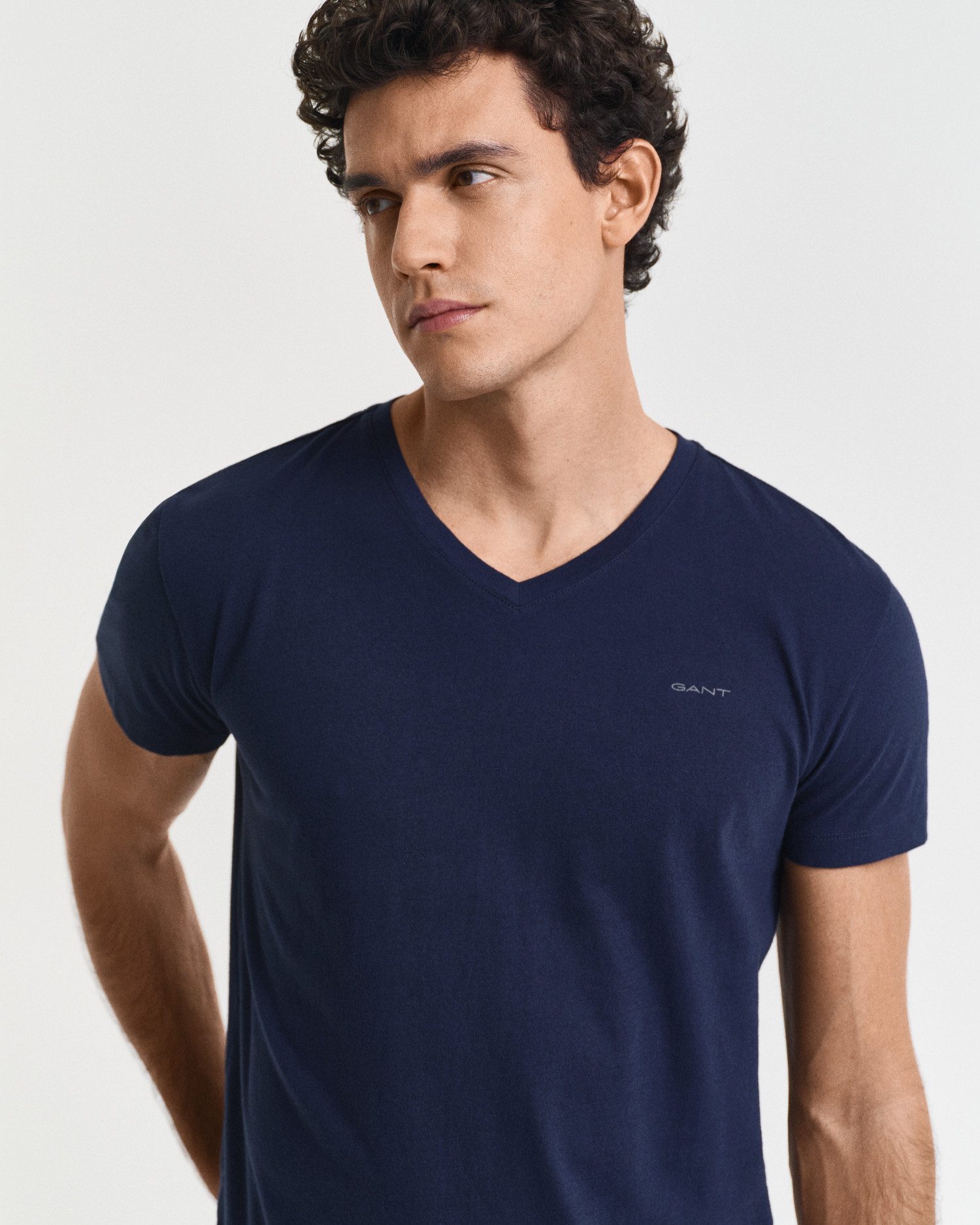 Gant Shirt met korte mouwen V-NECK T-SHIRT 2-PACK