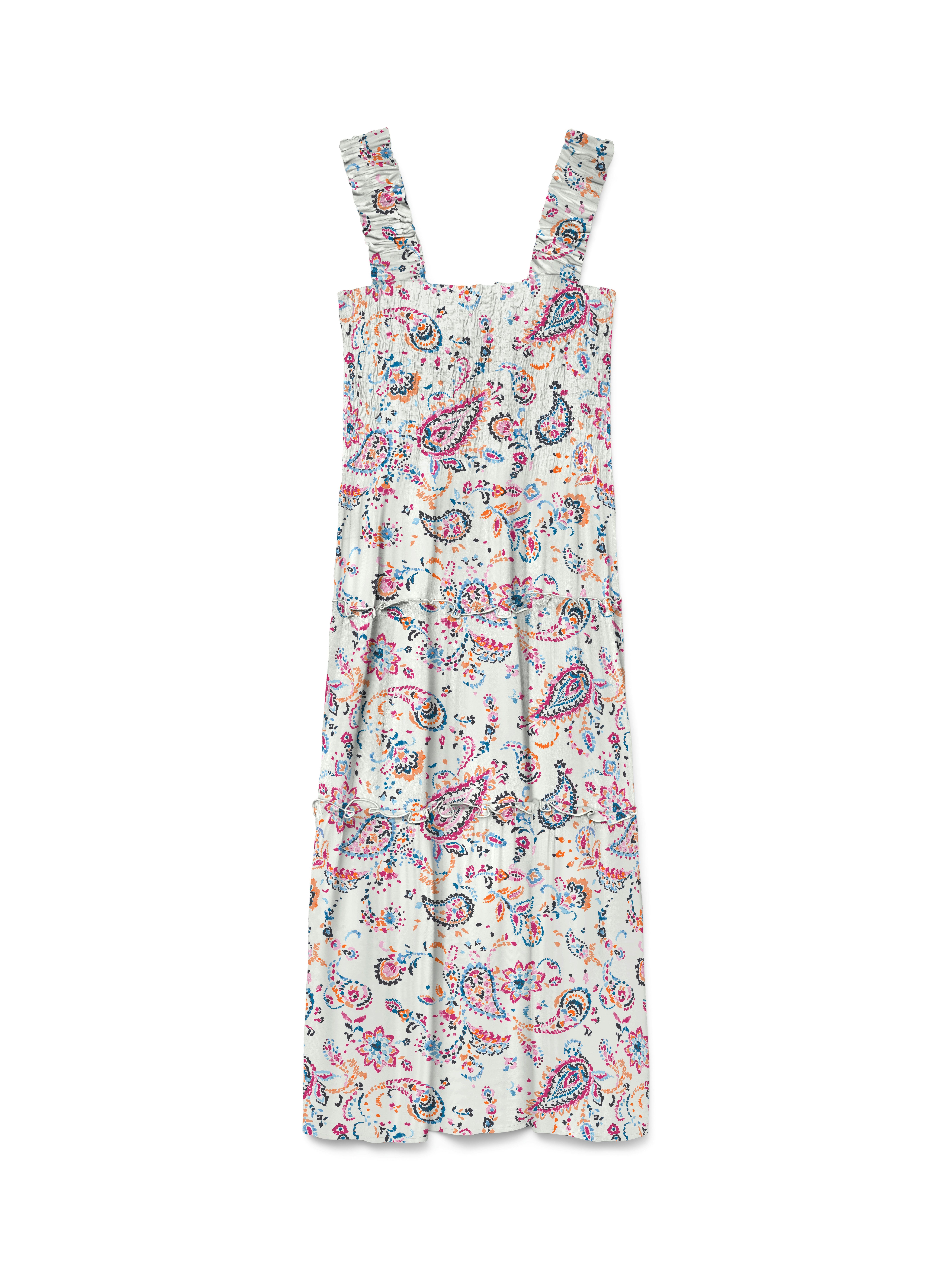 Vero Moda Zomerjurk VMMENNY SL SMOCK CALF DRESS WVN GA