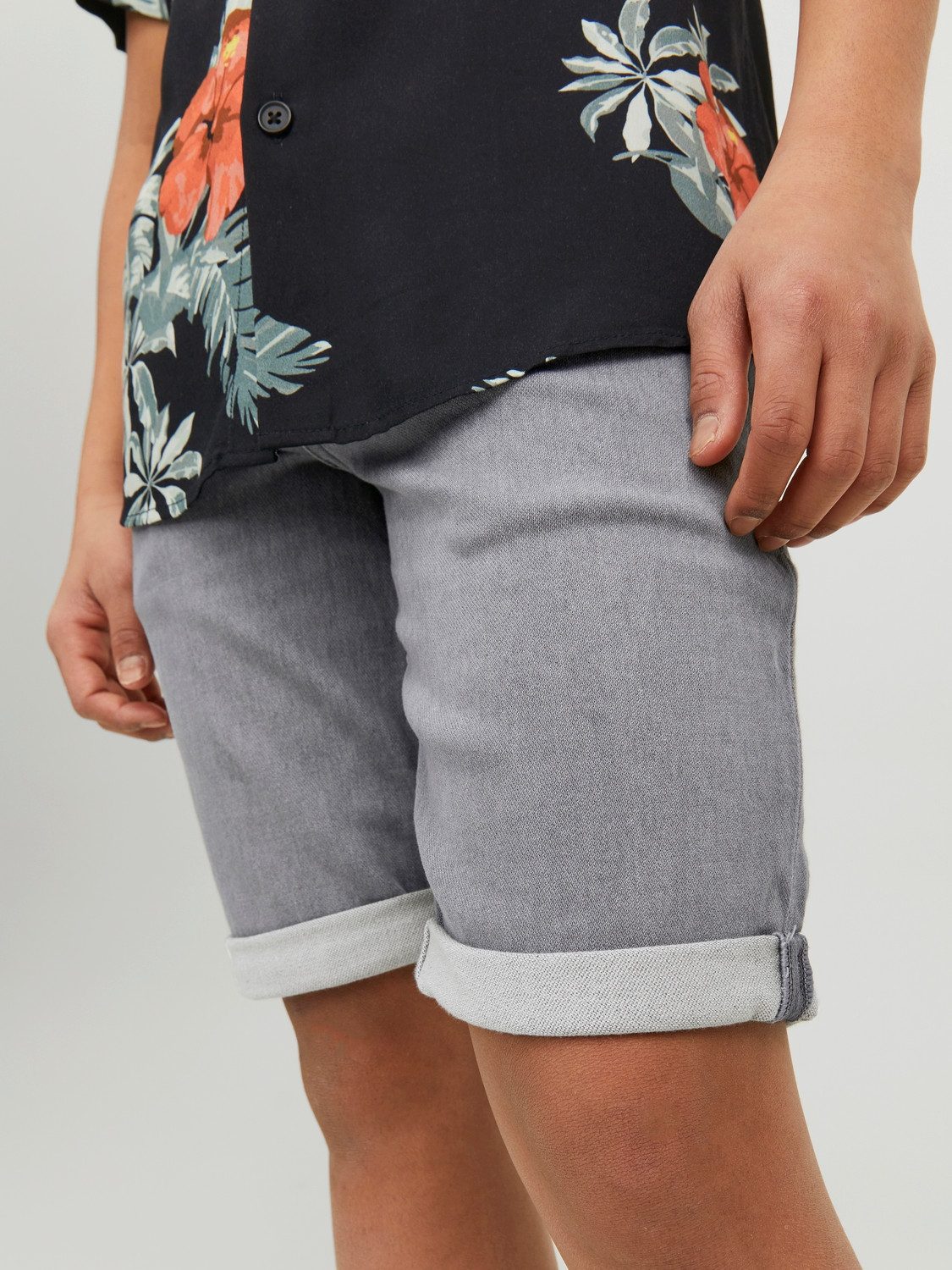 Jack & Jones Junior Jeansshort JJIRICK JJICON SHORTS GE