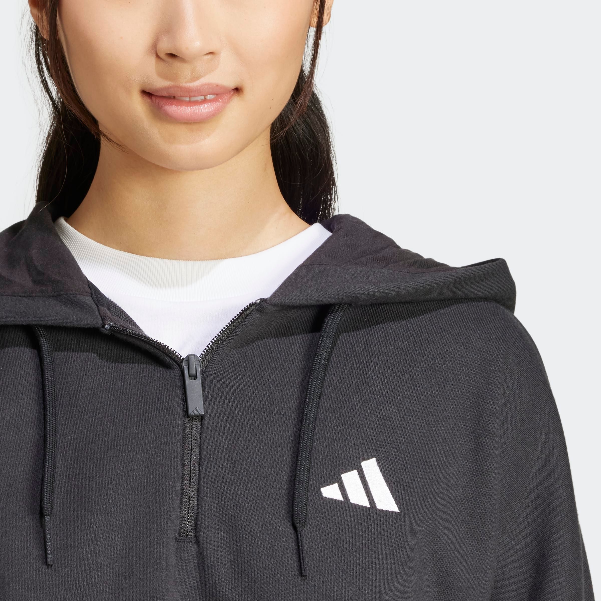 adidas Sportswear Hoodie W 3S FT QZ HD