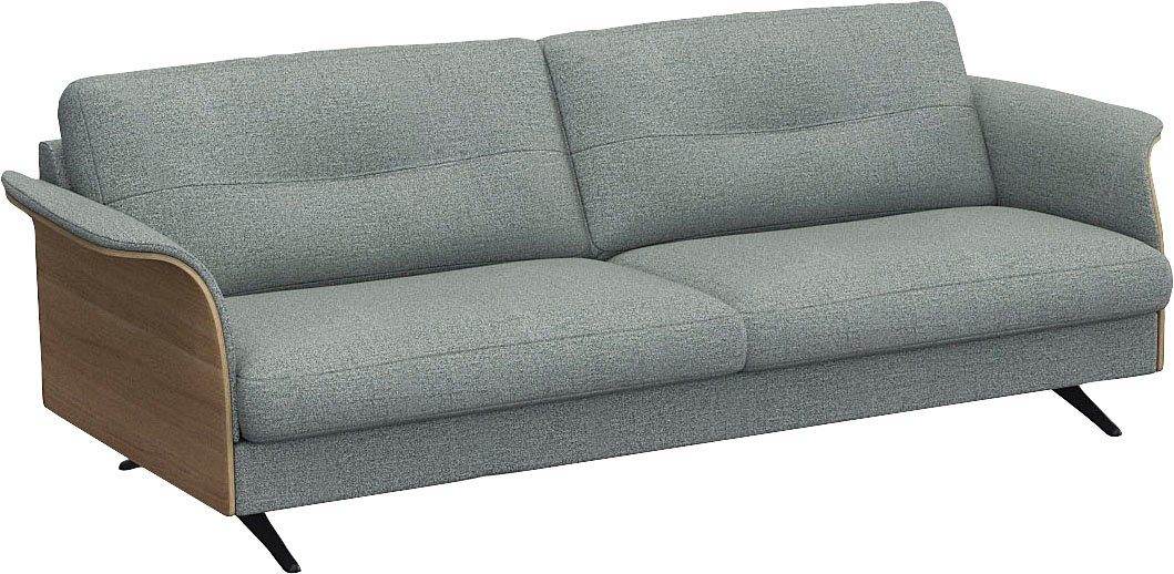 FLEXLUX 3-zitsbank Glow designbank, comfortabel en comfortabel door hoogwaardige zitconstructie