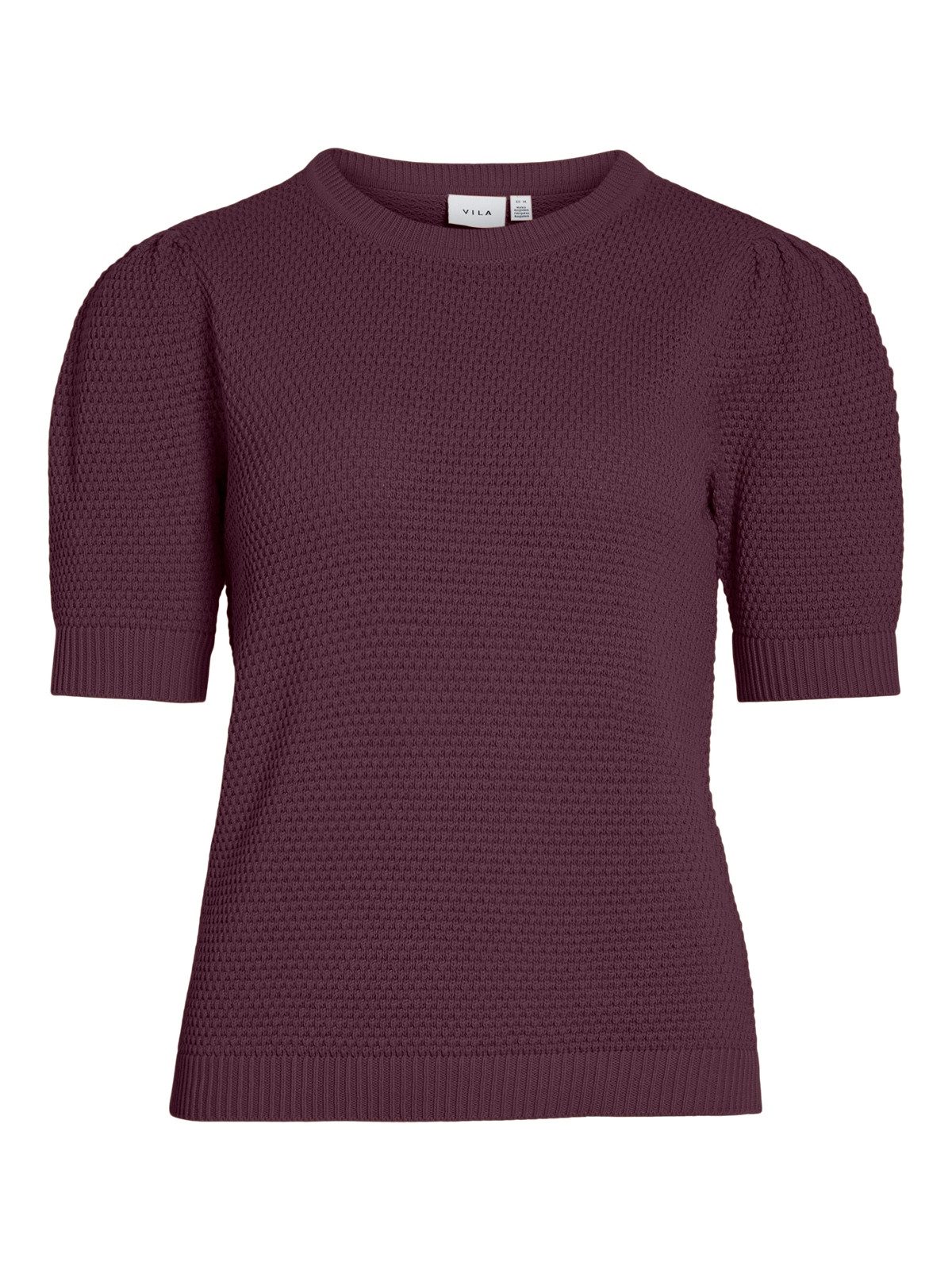 Vila Trui met korte mouwen VIDALO O-NECK S/S KNIT TOP - NOOS
