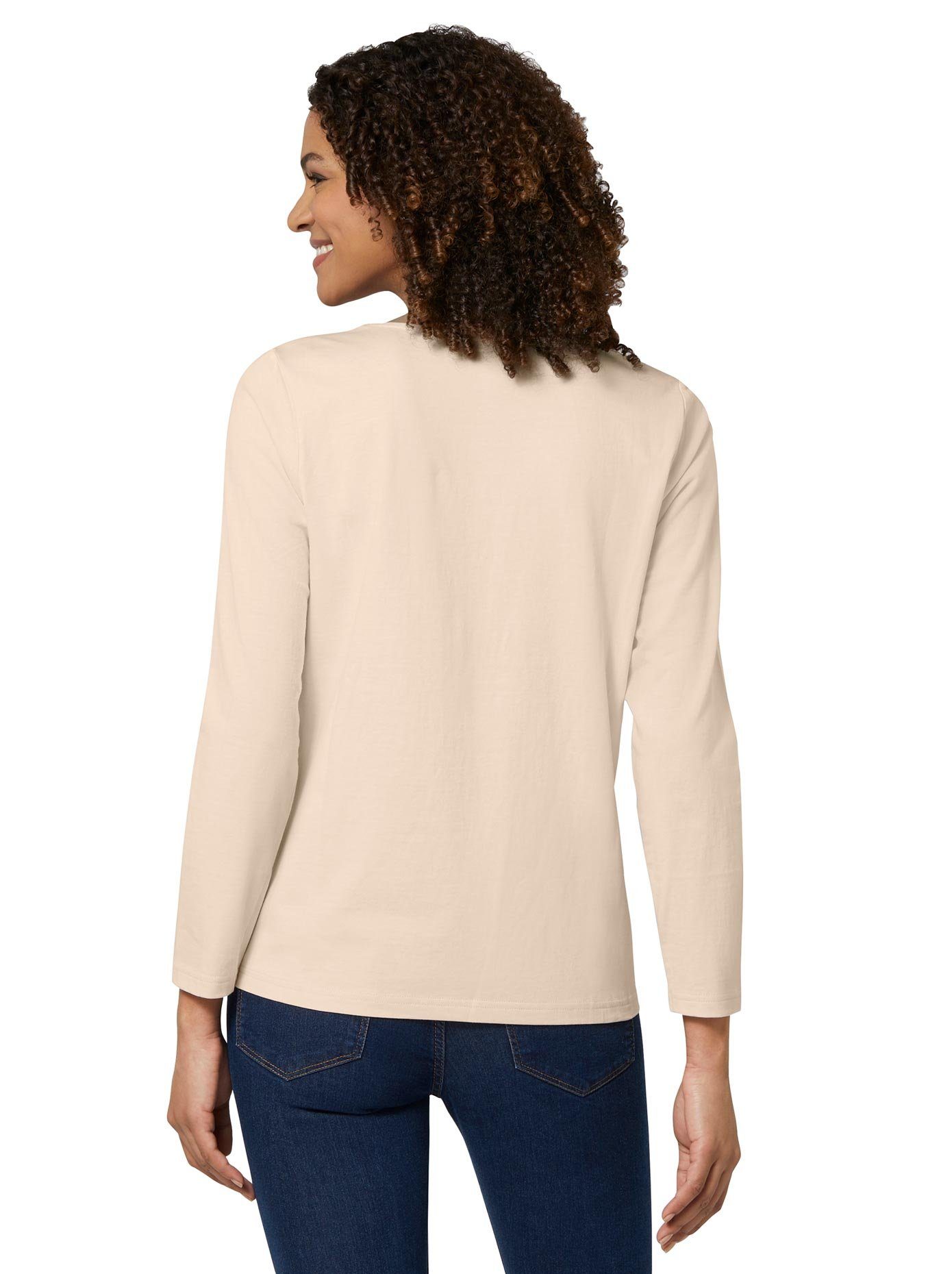 Casual Looks Shirt met ronde hals Shirt (1-delig)