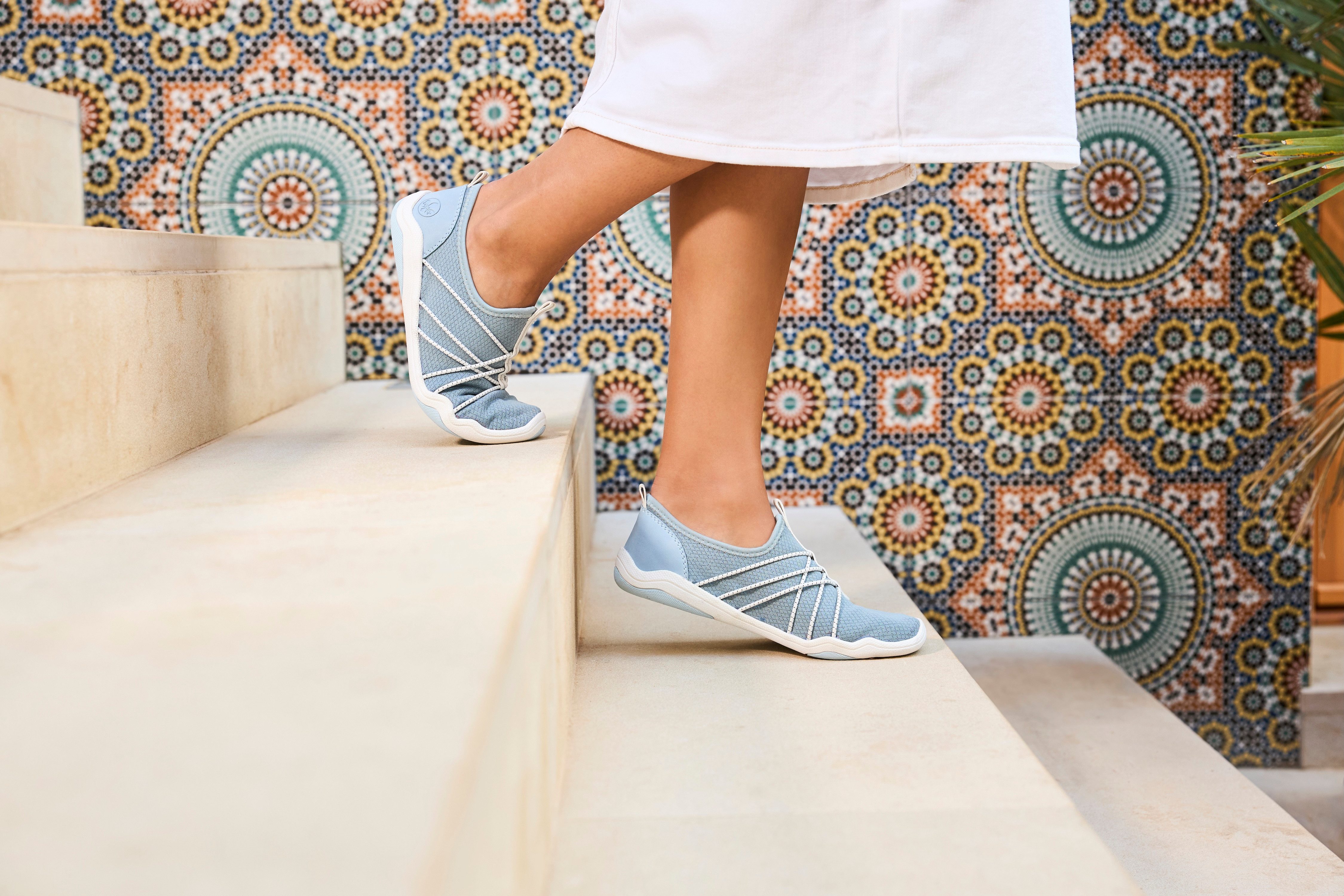 Rieker Slip-on sneakers , blote voeten schoen, instapschoen, slipper in vegan verwerking