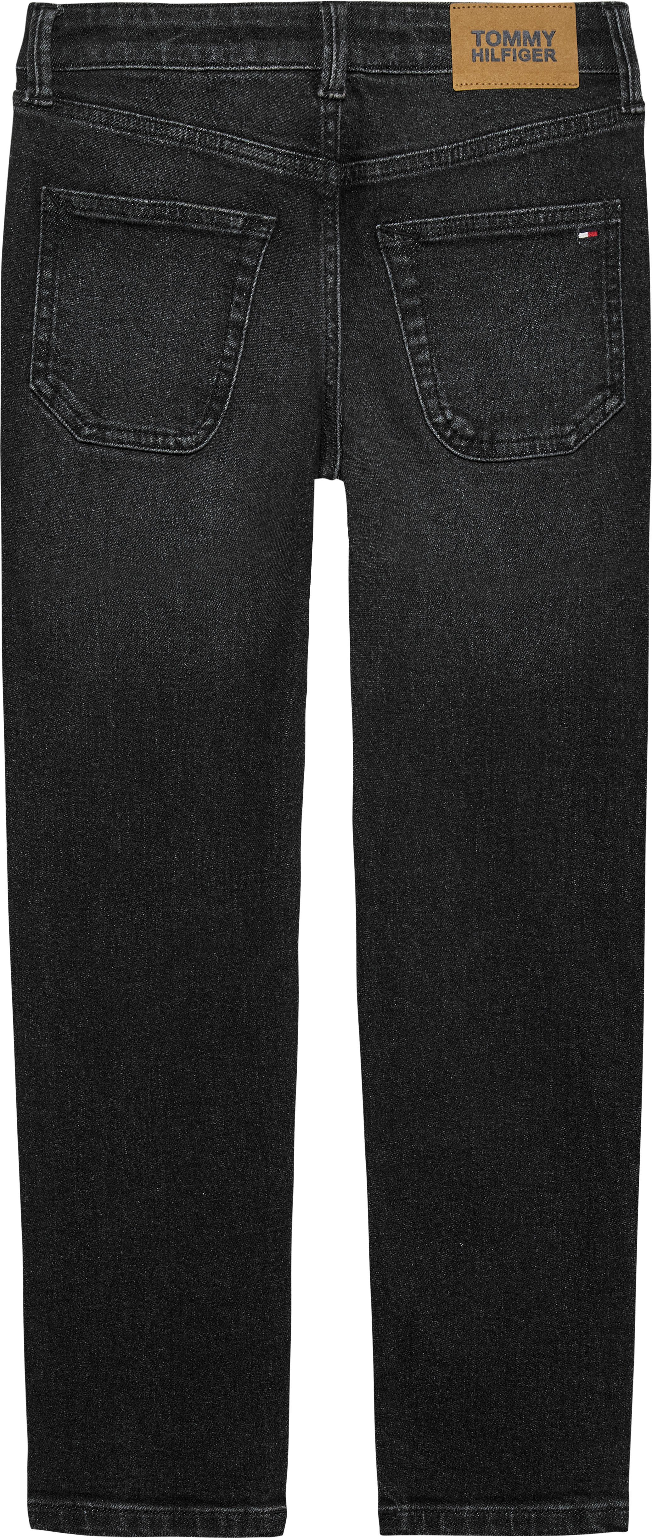 Tommy Hilfiger Straight jeans MODERN STRAIGHT WASHED BLK DENIM