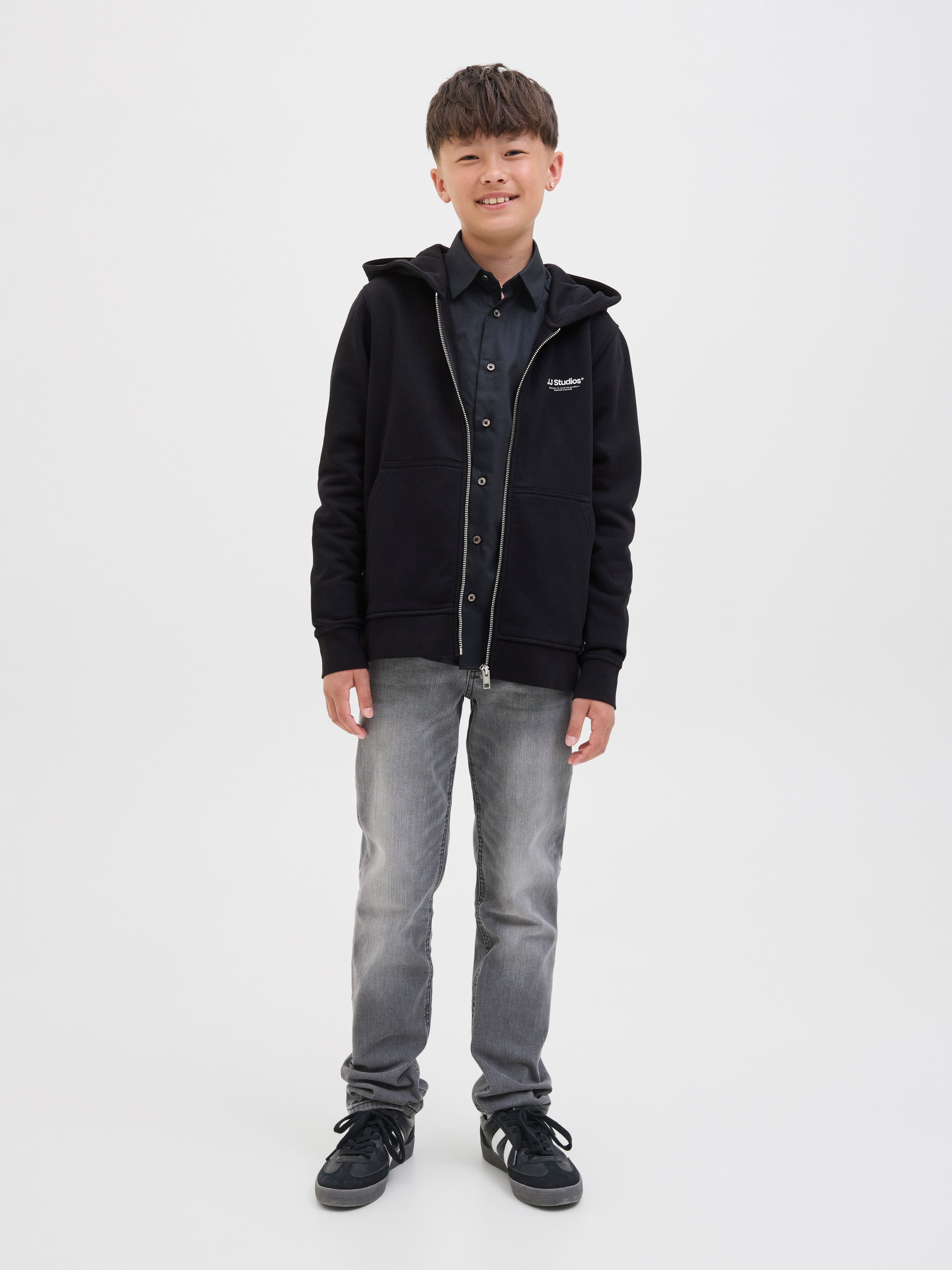 Jack & Jones Junior Hoodie JJESOHO SWEAT ZIP HOOD NOOS JNR