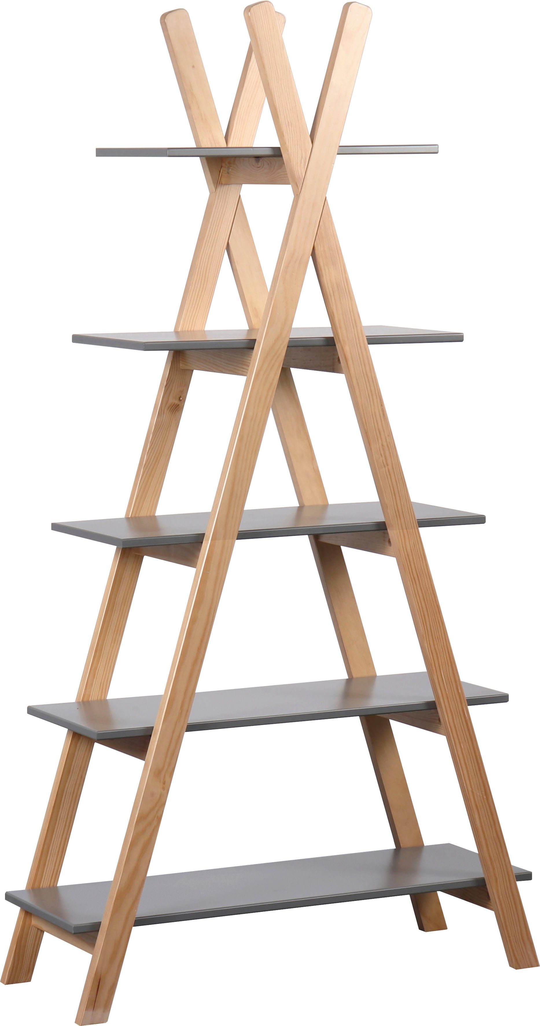 Lüttenhütt Rek Dolidoo in scandinavische look, ladderrek voor kinder- of tienerkamer