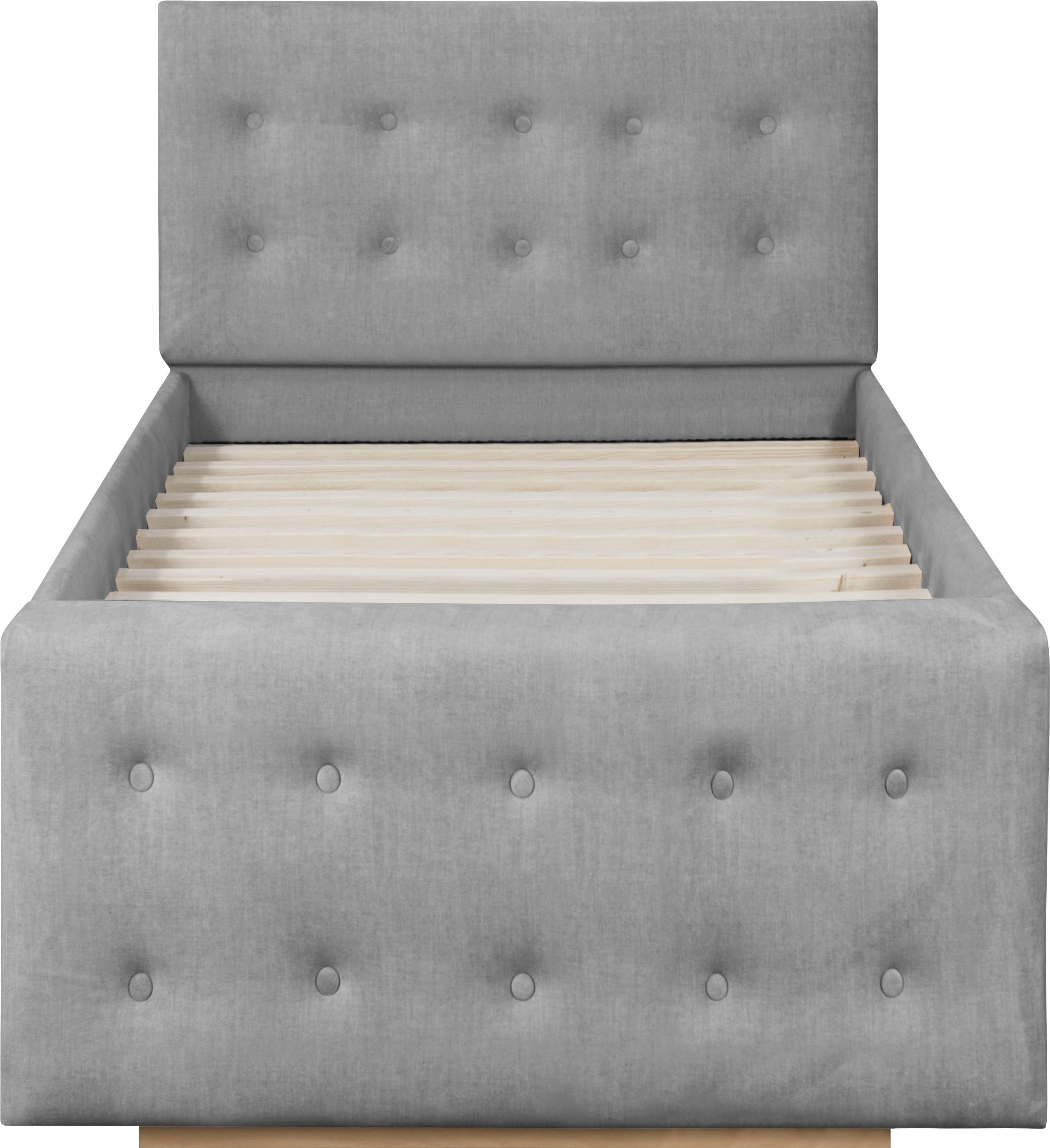 Home affaire Gestoffeerd bed Vaine in 5 breedten, ook in lengte 220 cm, incl. lattenrol