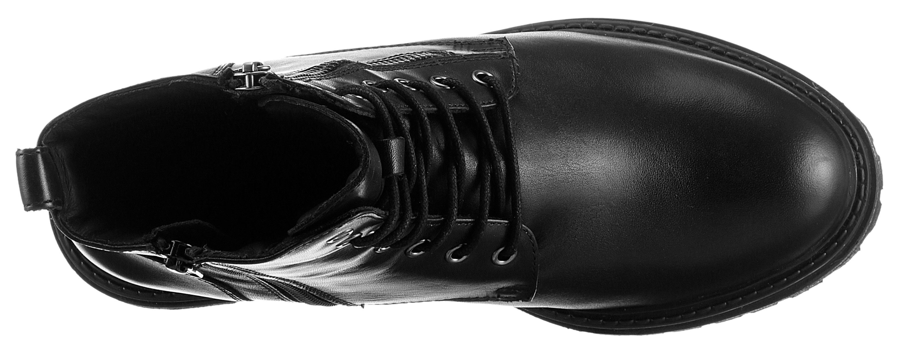 Geox Winterlaarzen D IRIDEA K Chunky laarzen, plateau enkellaars met warm voering