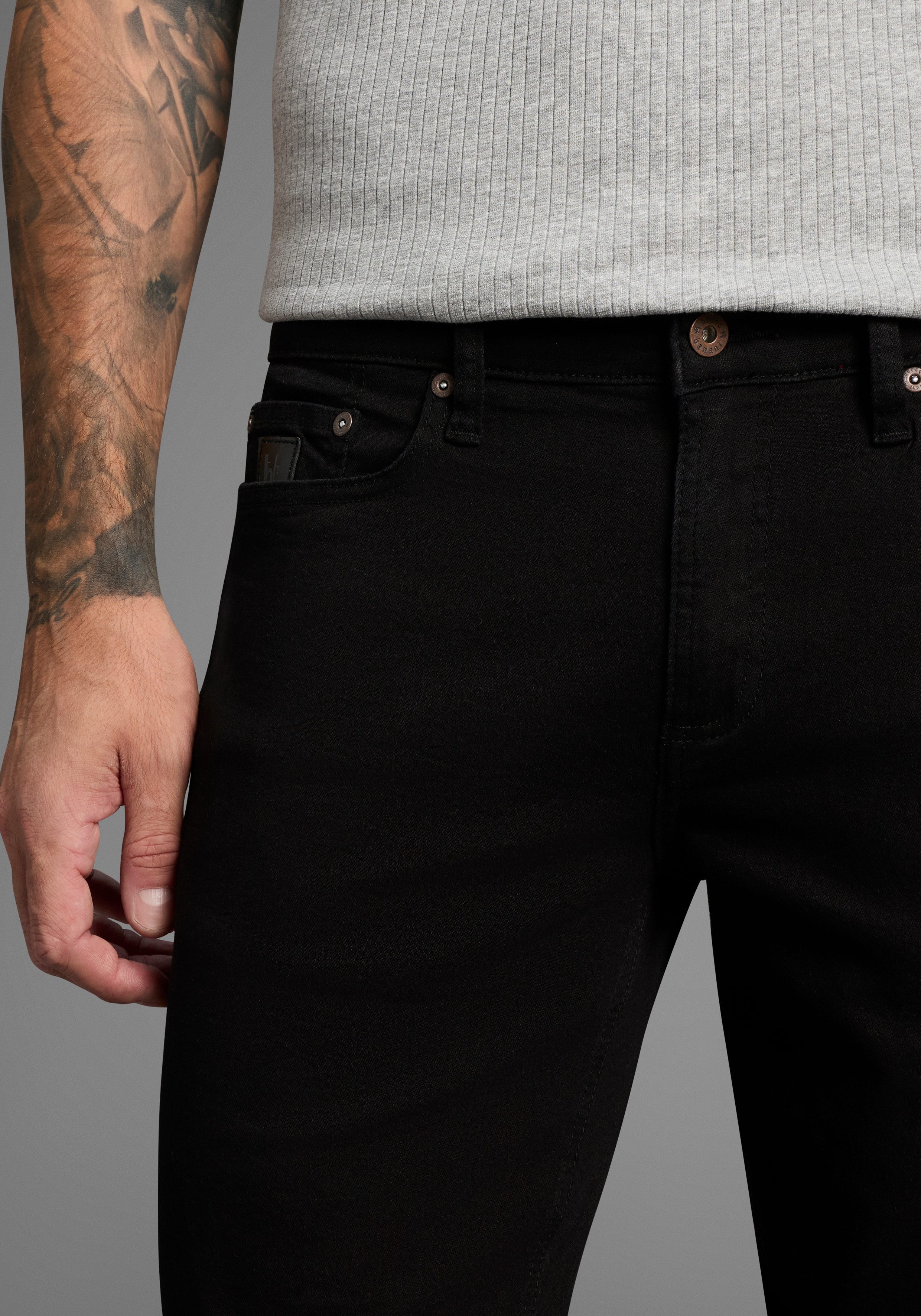 Bruno Banani Jeansshort Hutch-Shorts lage taillehoogte