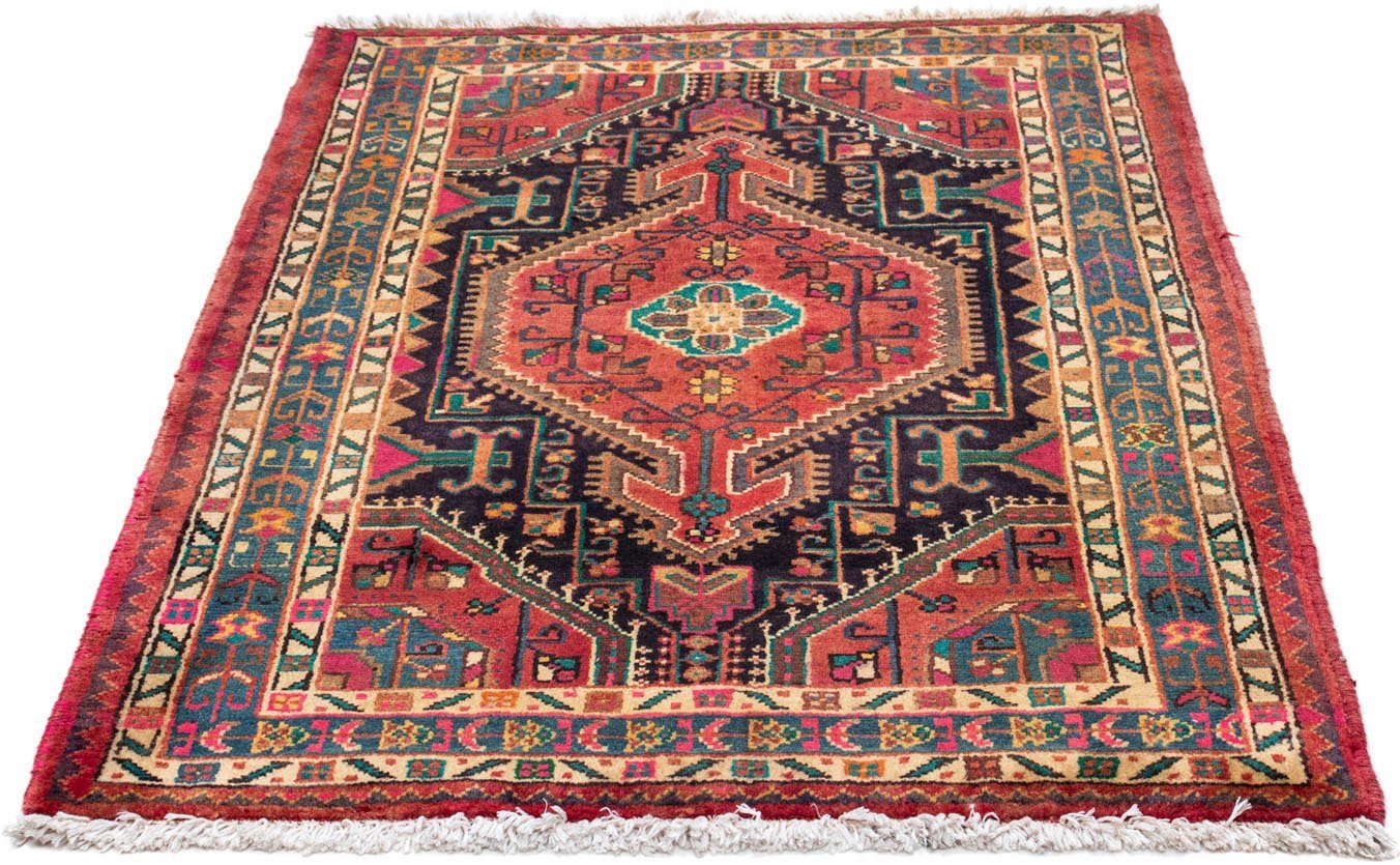 morgenland Wollen kleed Touiserkan medaillon rosso 119 x 82 cm Handgeknoopt