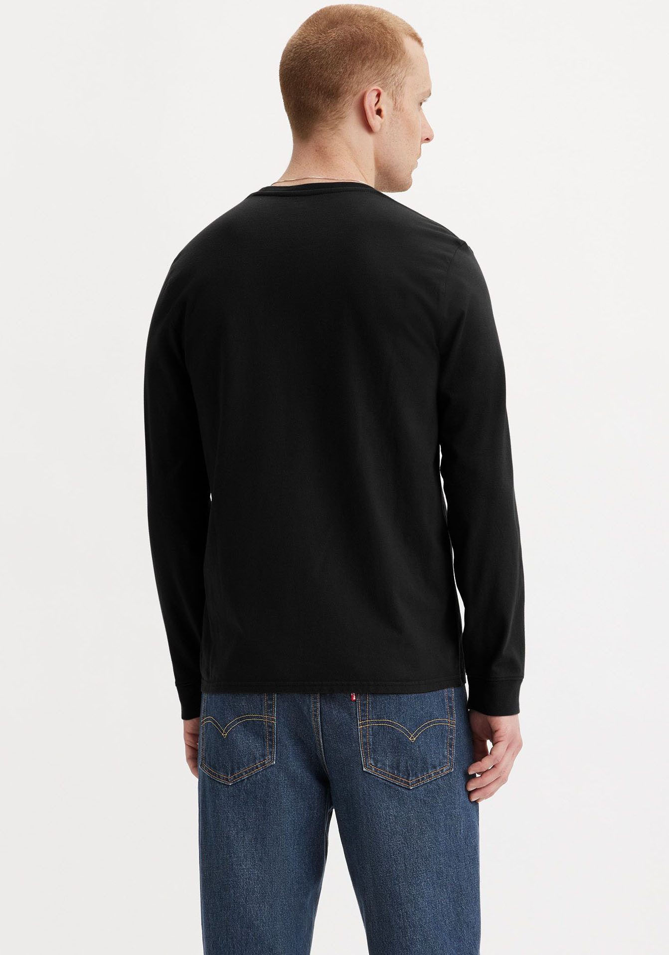 Levi's® Shirt met lange mouwen met logo-applicatie