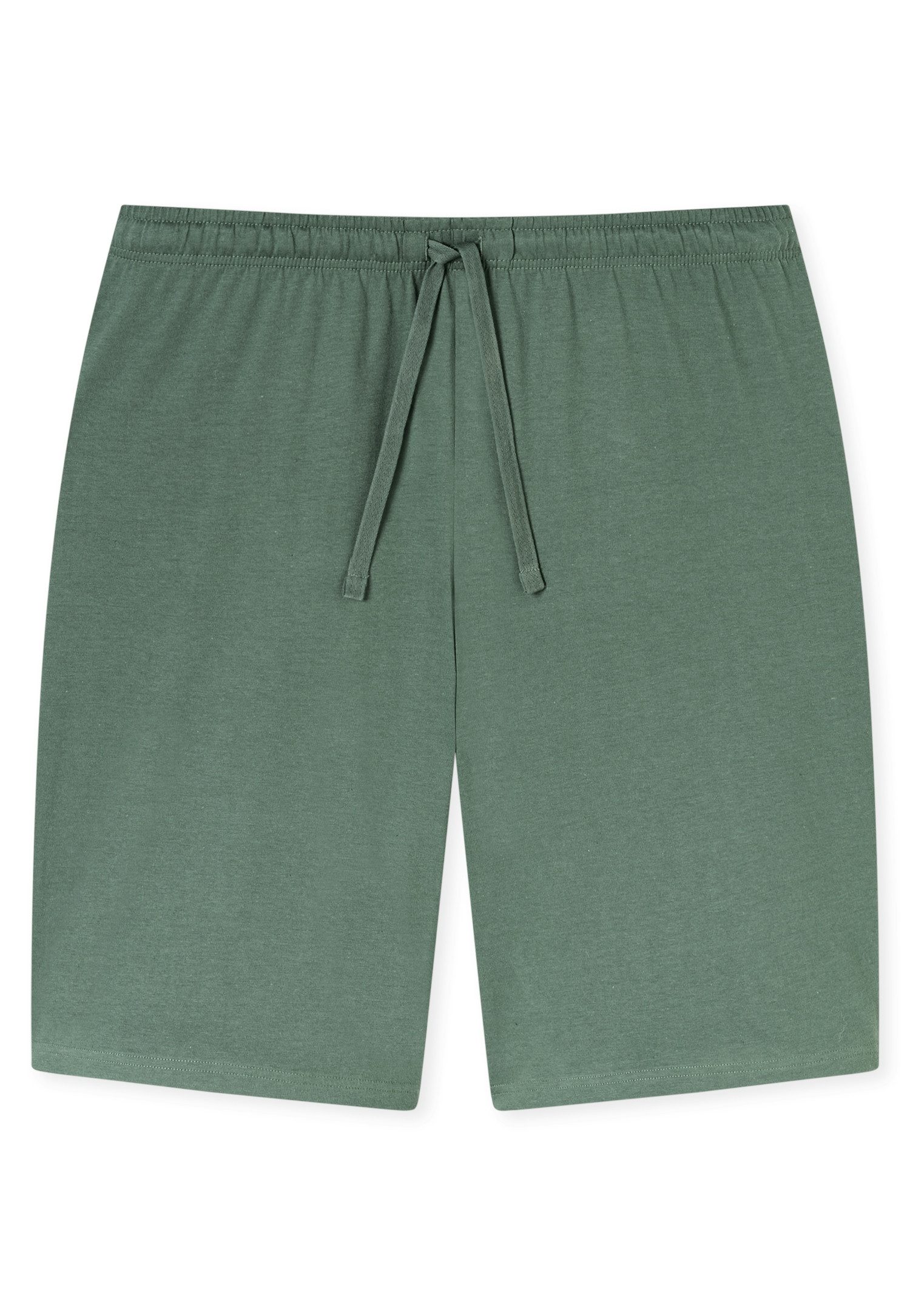 Schiesser Shortama Casual Nightwear Shorts in uni met bindband aan de tailleband (2-delig)