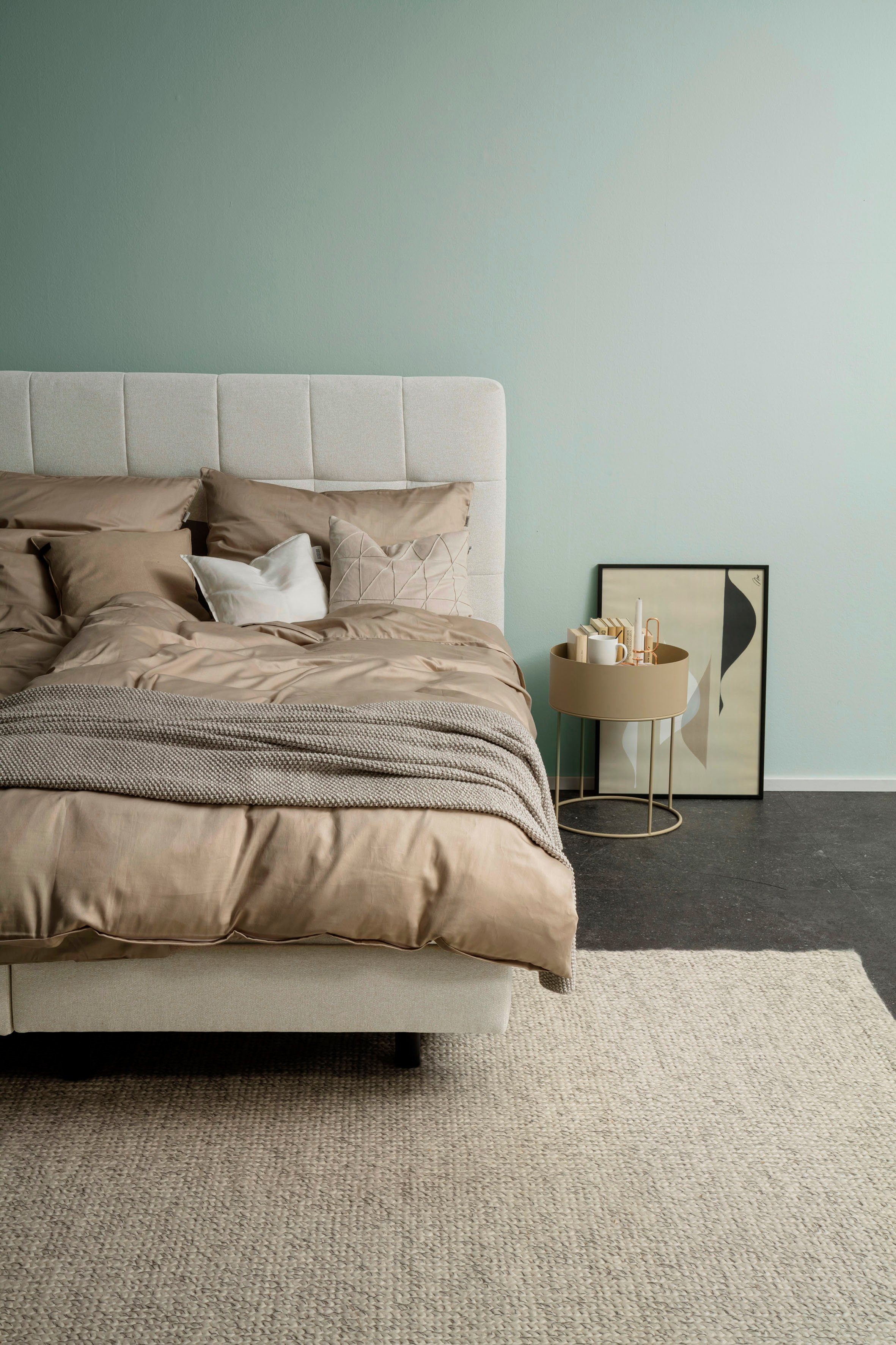 SCHÖNER WOHNEN-KOLLEKTION Beddengoed Pure in maat 135x200, 155x220 of 200x200 cm Dekbedovertrek van katoen in satijn-kwaliteit, unikleurige dekbedovertrek