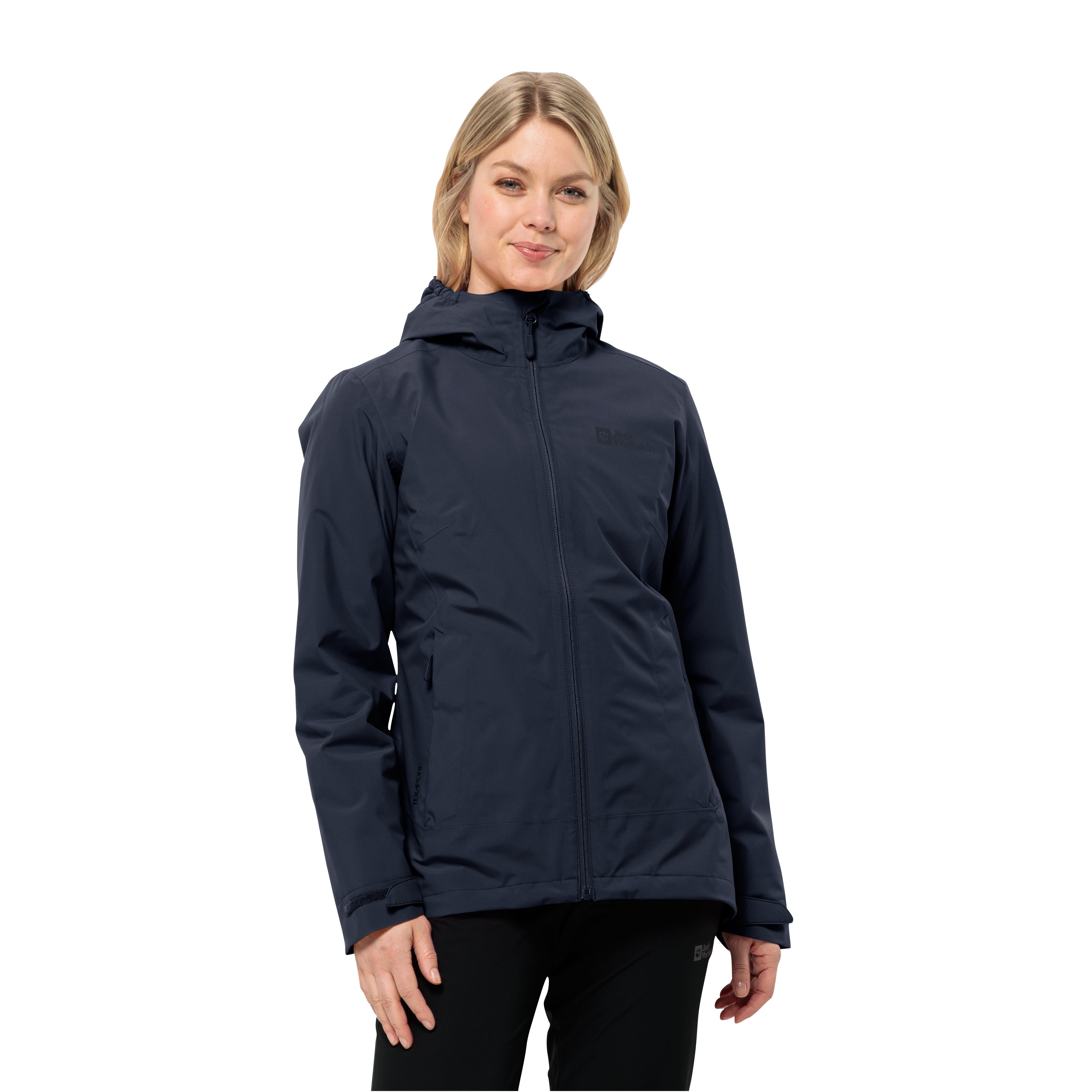 Jack Wolfskin Functioneel 3-in-1-jack MOONRISE 3IN1 JKT W met waterafstotende ritsen