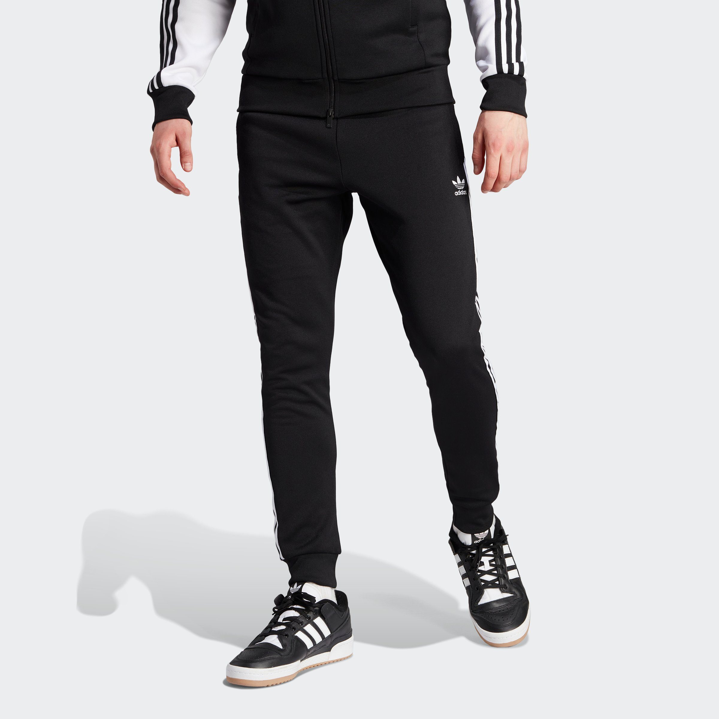 Zwarte Classics SST Heren Sweatpants Adidas Originals , Black , Heren