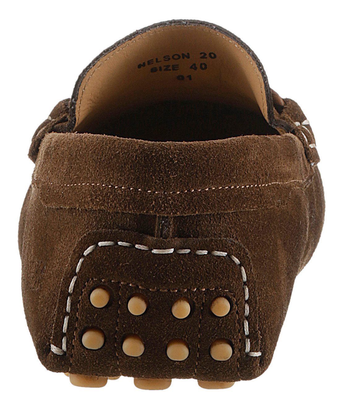 Melvin & Hamilton Loafers Nelson 20 Slipper, pennyloafer, kostuum schoen met decoratieve naden