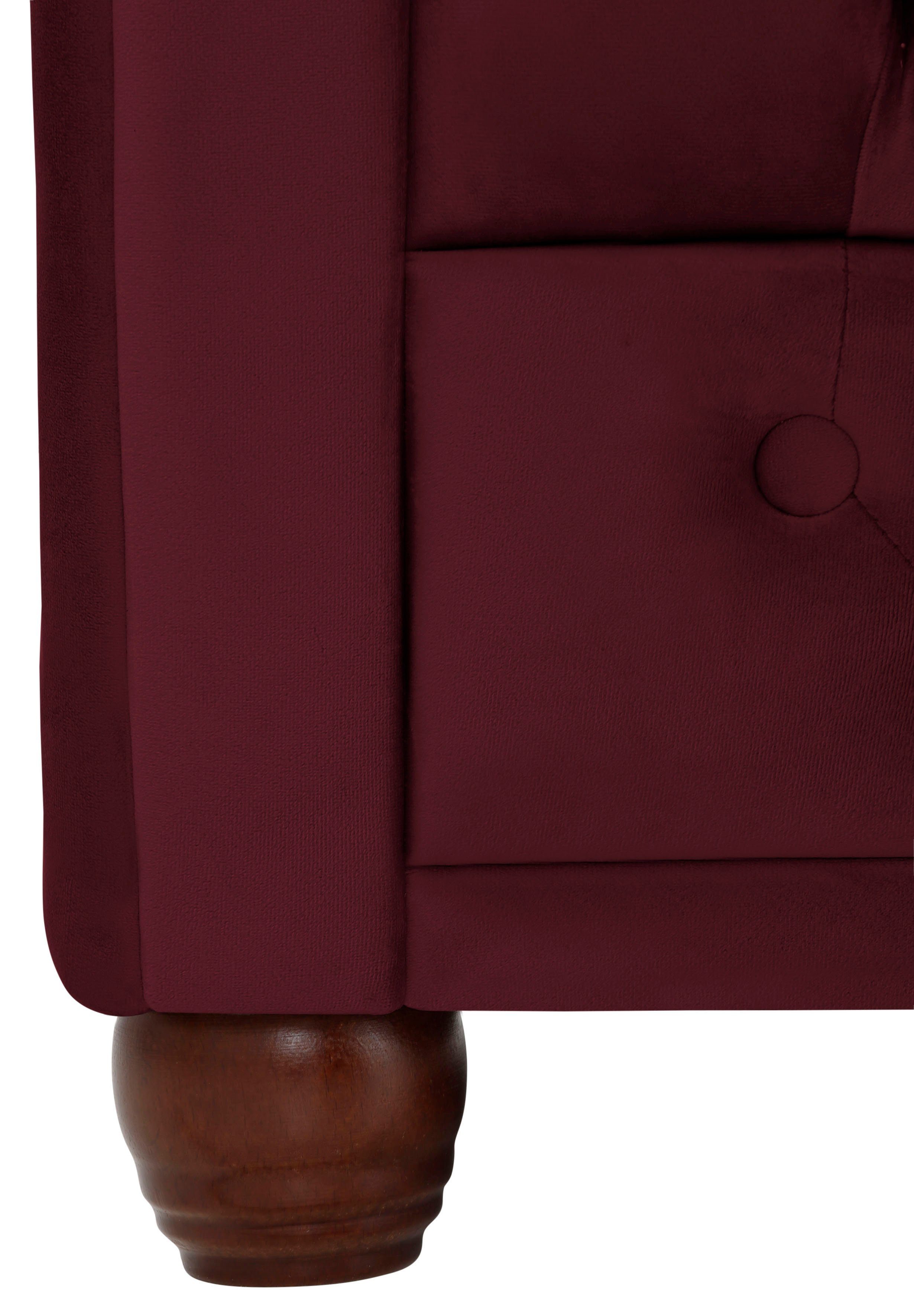 Home affaire Chesterfield-fauteuil New Castle fauteuil hoogwaardige capitonnage, bxdxh: 104x86x72 cm