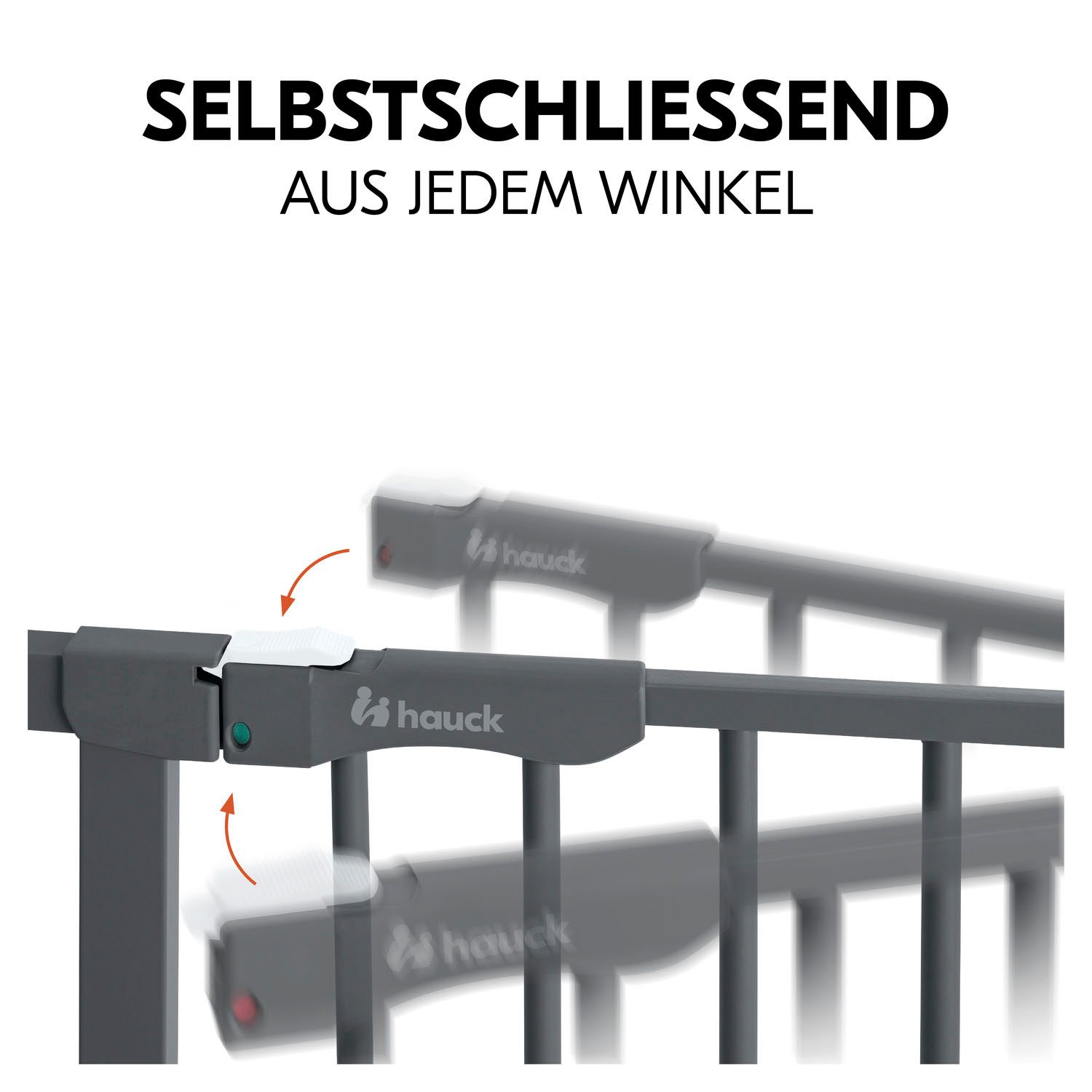 Hauck Traphek Clear Step Autoclose 2, Dark Grey