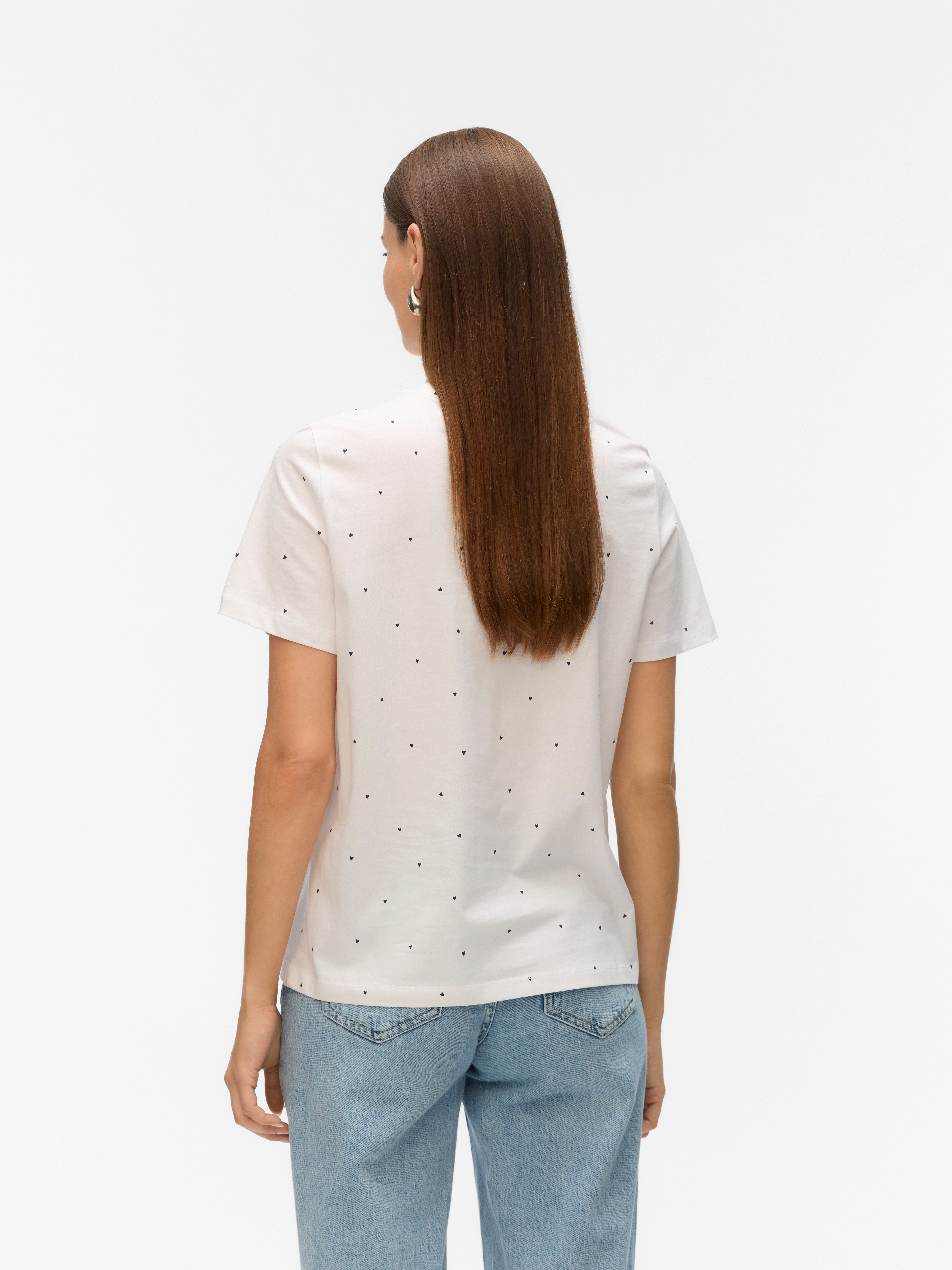 Vero Moda Shirt met korte mouwen VMPAULINA AOP SS T-SHIRT GA JRS NOOS