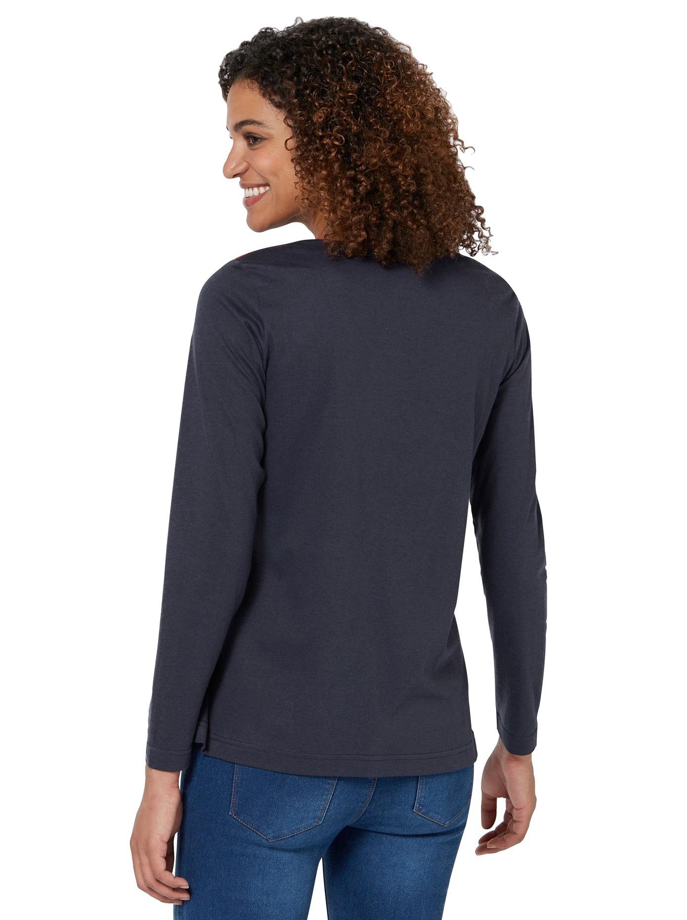 Casual Looks Shirt met lange mouwen Shirt (1-delig)