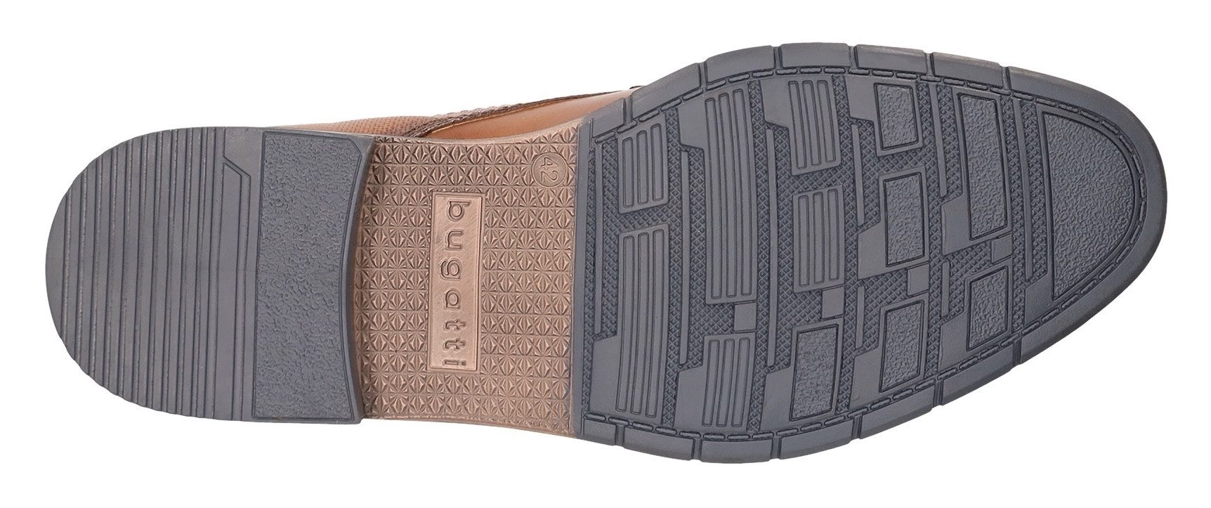 Bugatti Veterschoenen , avondschuh, businessschoen met kleine stretchinzetten, breedte g