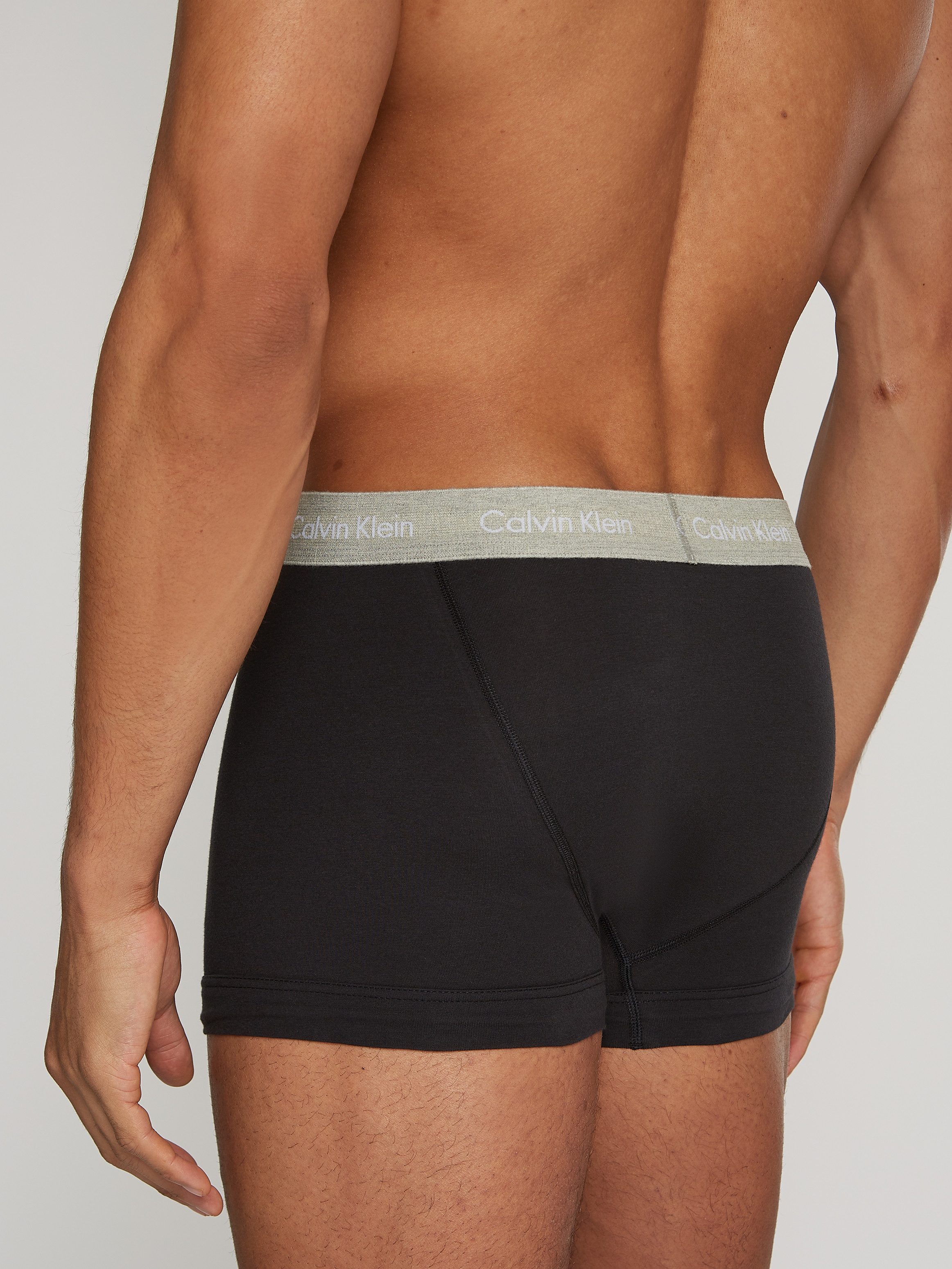 Calvin Klein Trunk 3PK met logo-elastische tailleband (3 stuks) (3 stuks)
