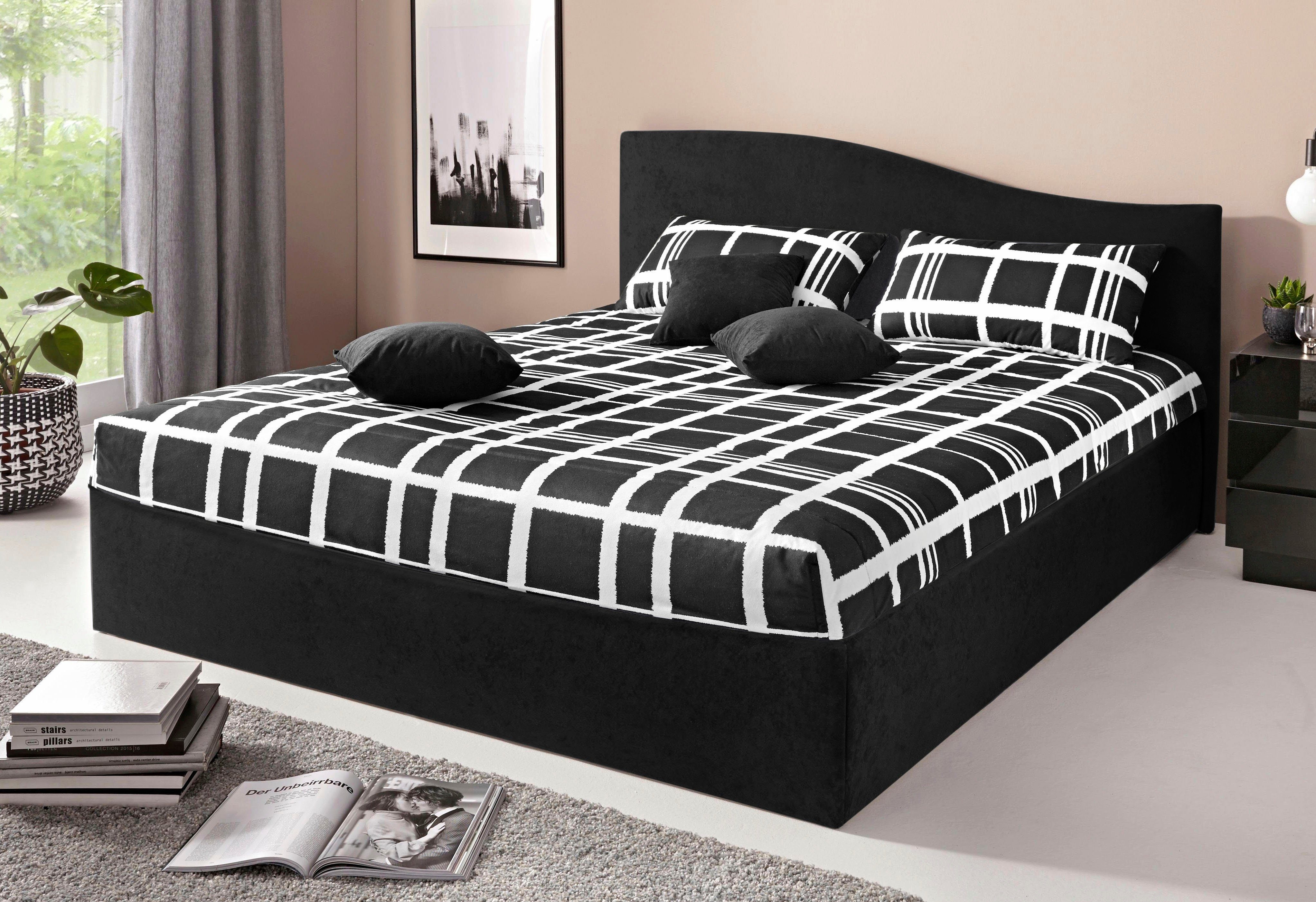 Westfalia Polsterbetten Gestoffeerd bed met bedkist bij uitvoering met matras