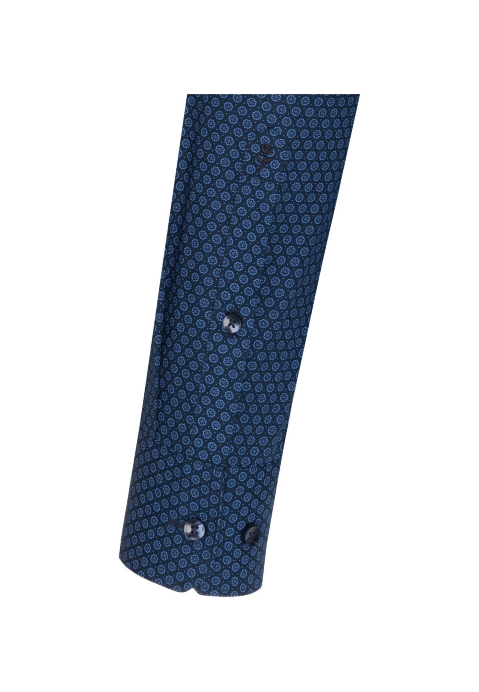 seidensticker Businessoverhemd Shaped lange mouwen kentkraag print