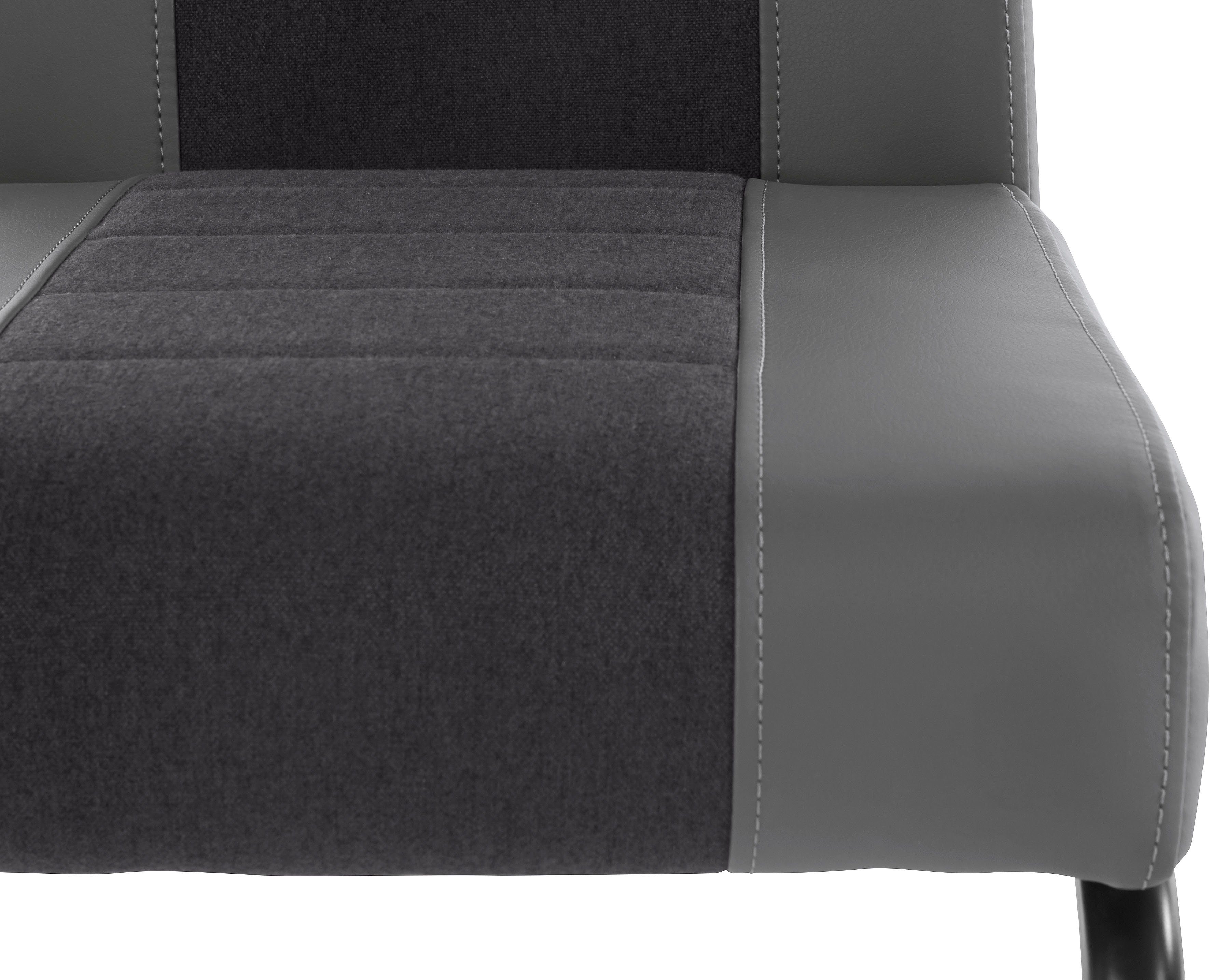 HELA Eetkamerstoel Erika S 2 of 4 stuks, comfortabele bekleding met binnenvering, sledestoel (set)