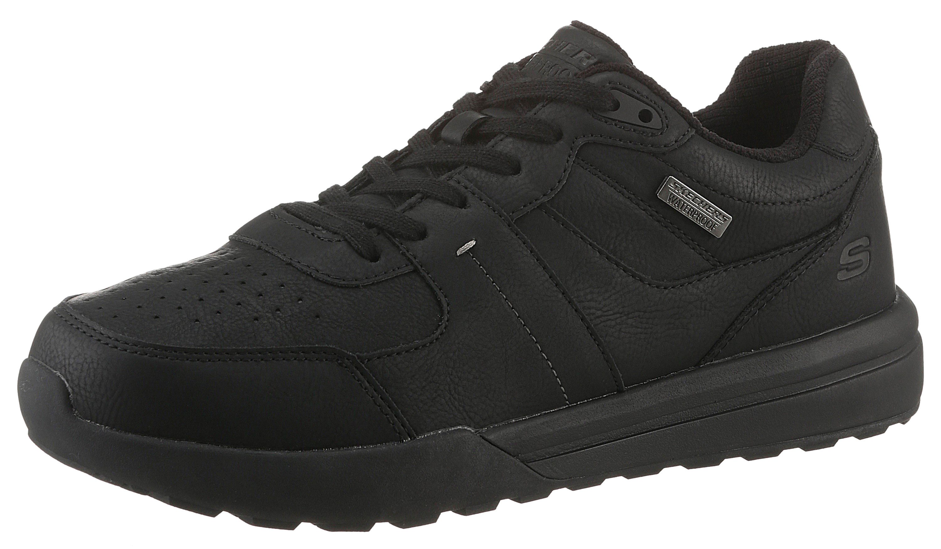 Skechers Sneakers NETSON-GANDER trekking schoen, veterschoenen, outdoorschoenen met robuuste loopzool heren veterschoenen maat 45 EU zwart
