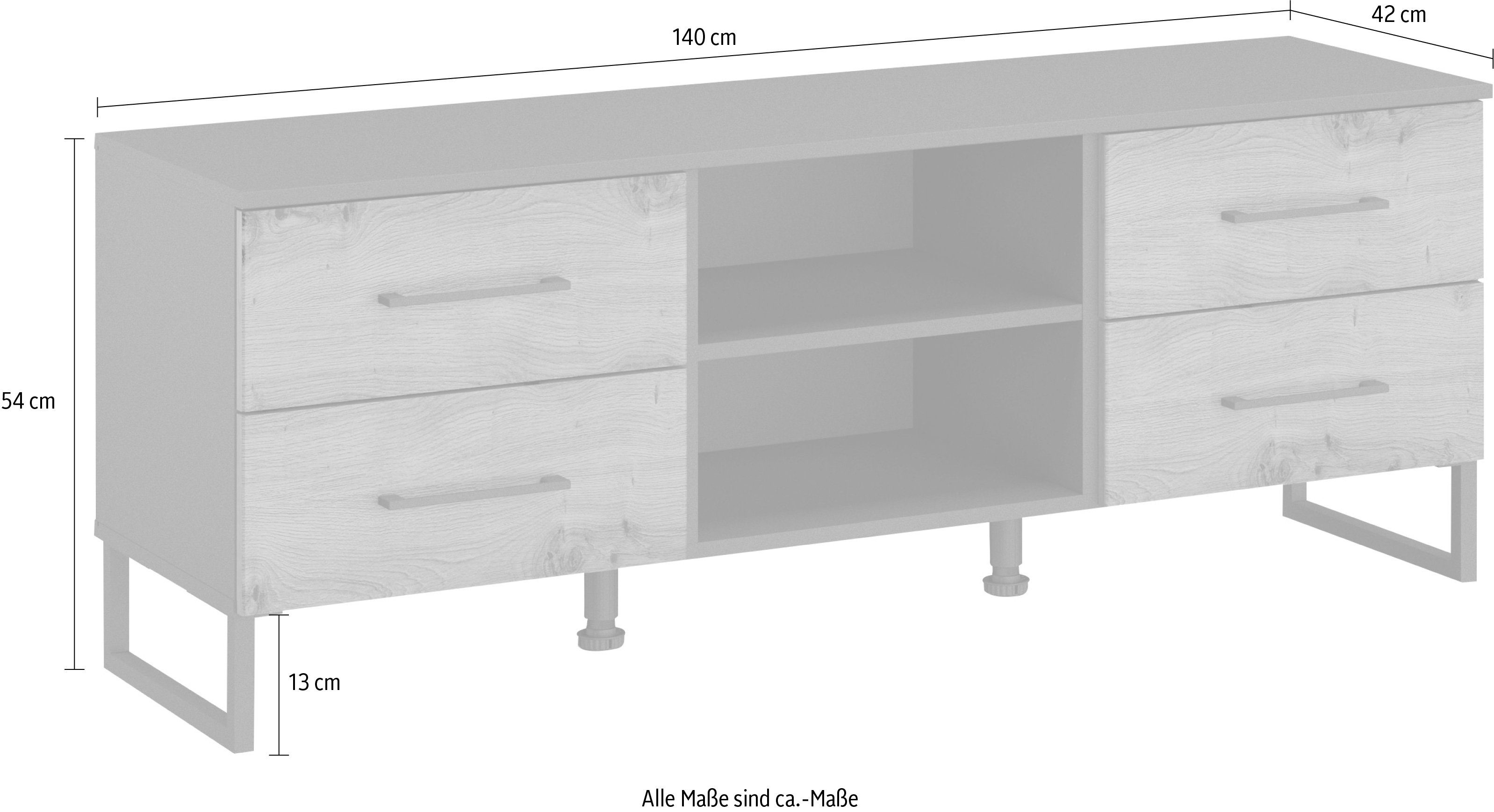 rauch Kast met laden en deuren Holmes in moderne industriële stijl