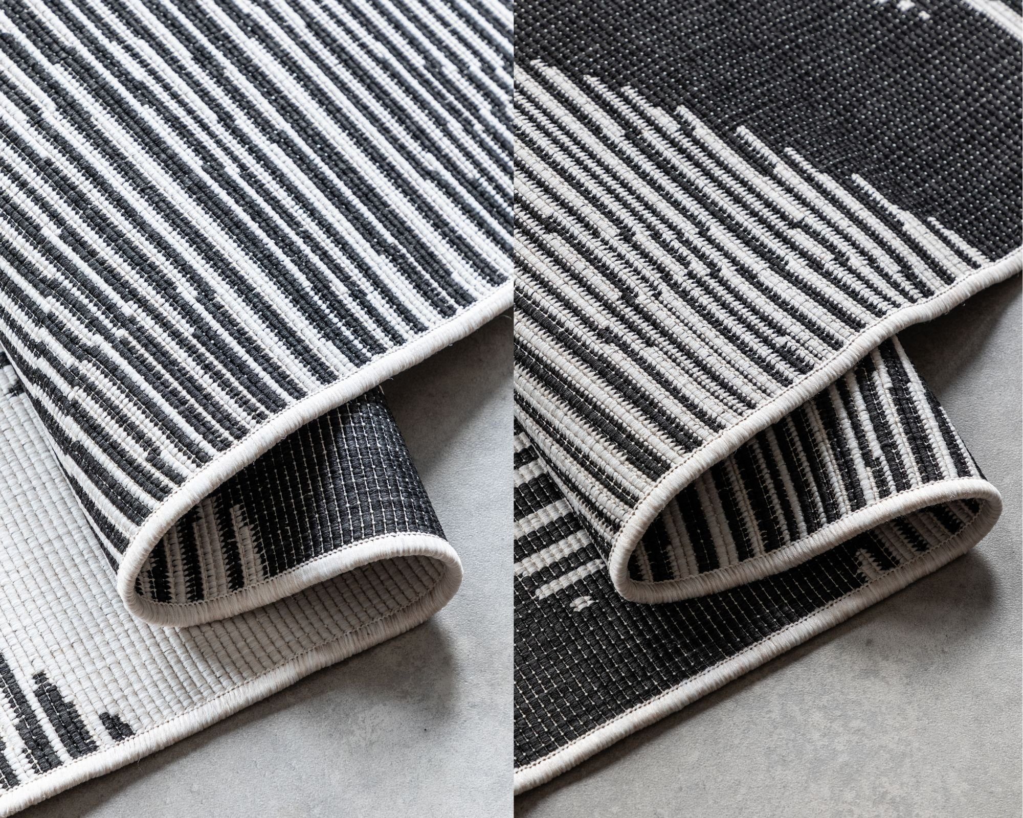 ELLE DECORATION Vloerkleed Rhombus, In- en Outdoor Vlakweefsel, binnen- en buitengebruik, modern, omkeerbaar tapijt, balkon, woonkamer